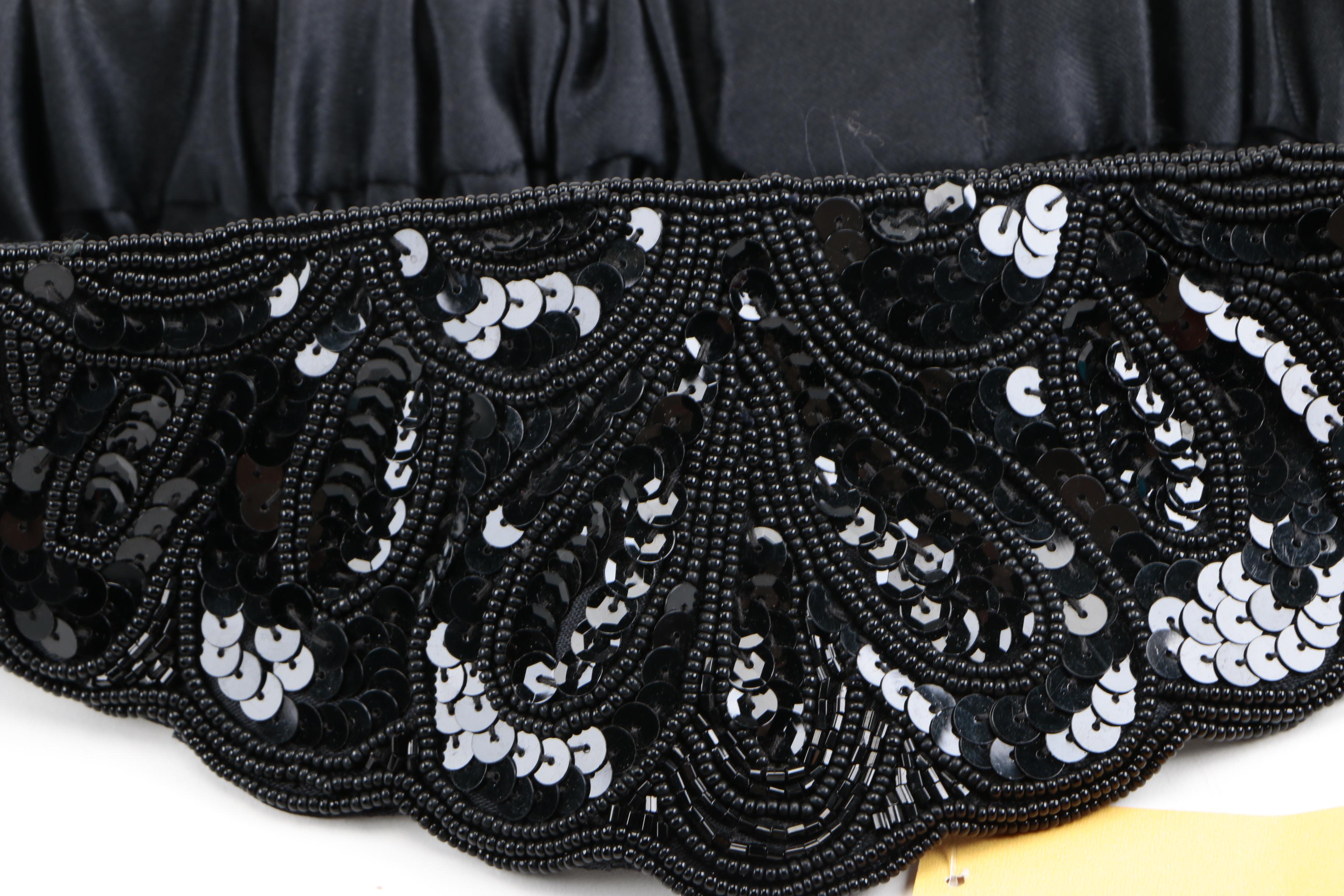 Magid Vintage Beaded Belt and Bill Blass Gloves