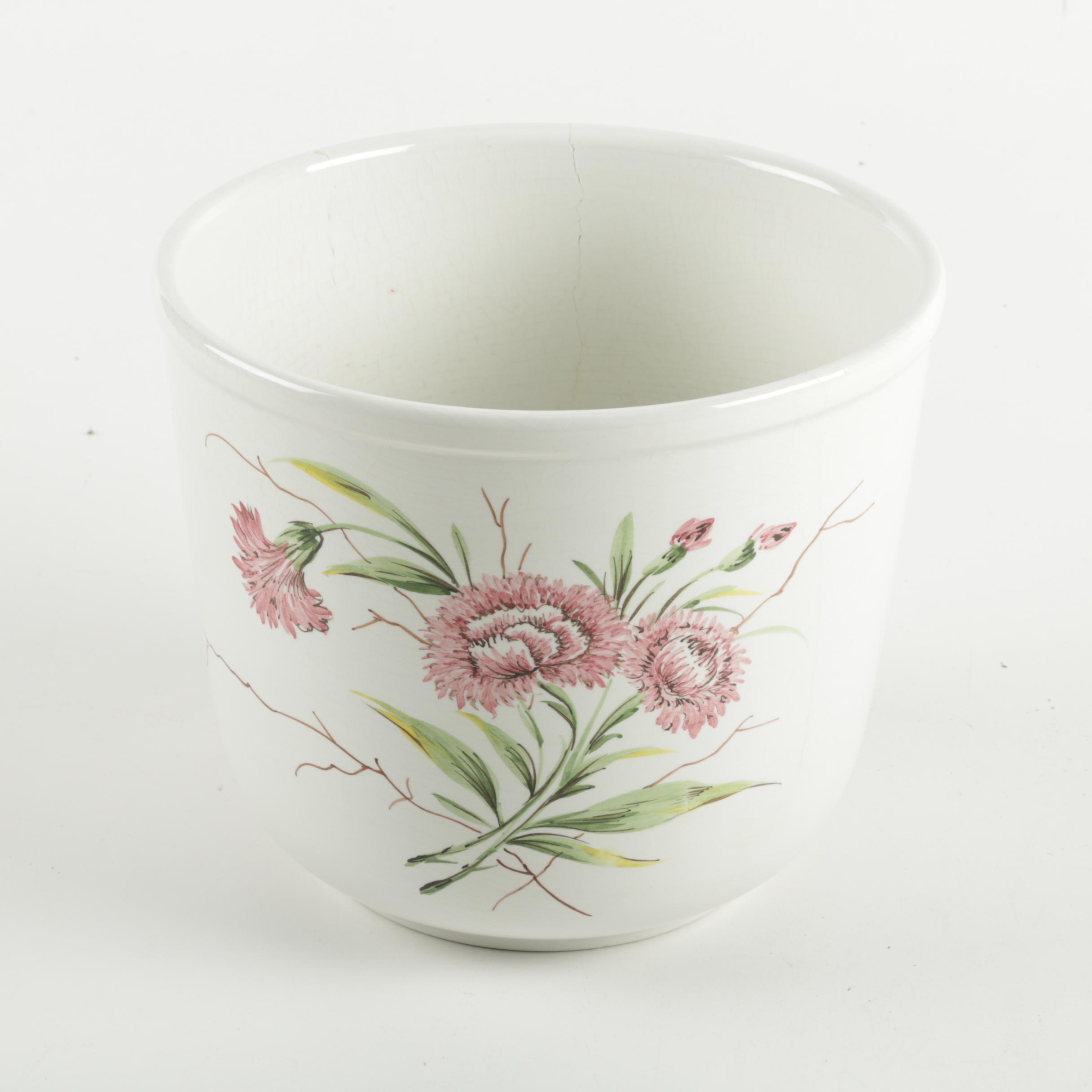 Hand Painted Ceramic Planter