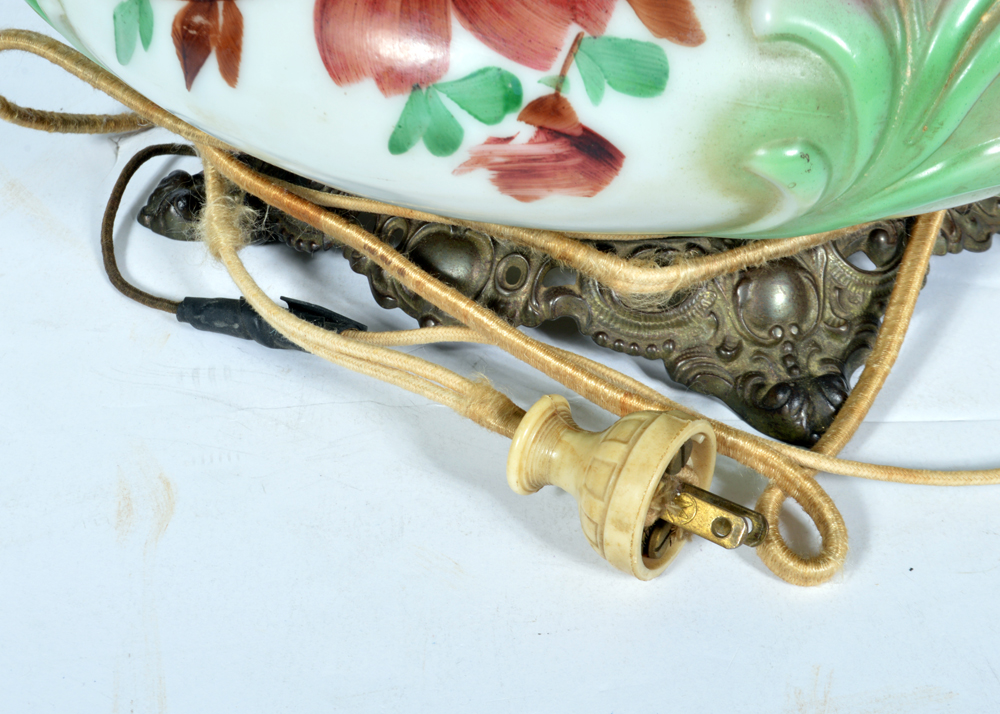 Antique Converted Electrified Parlor Lamp