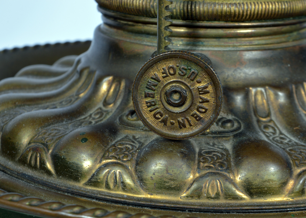 Antique Converted Electrified Parlor Lamp