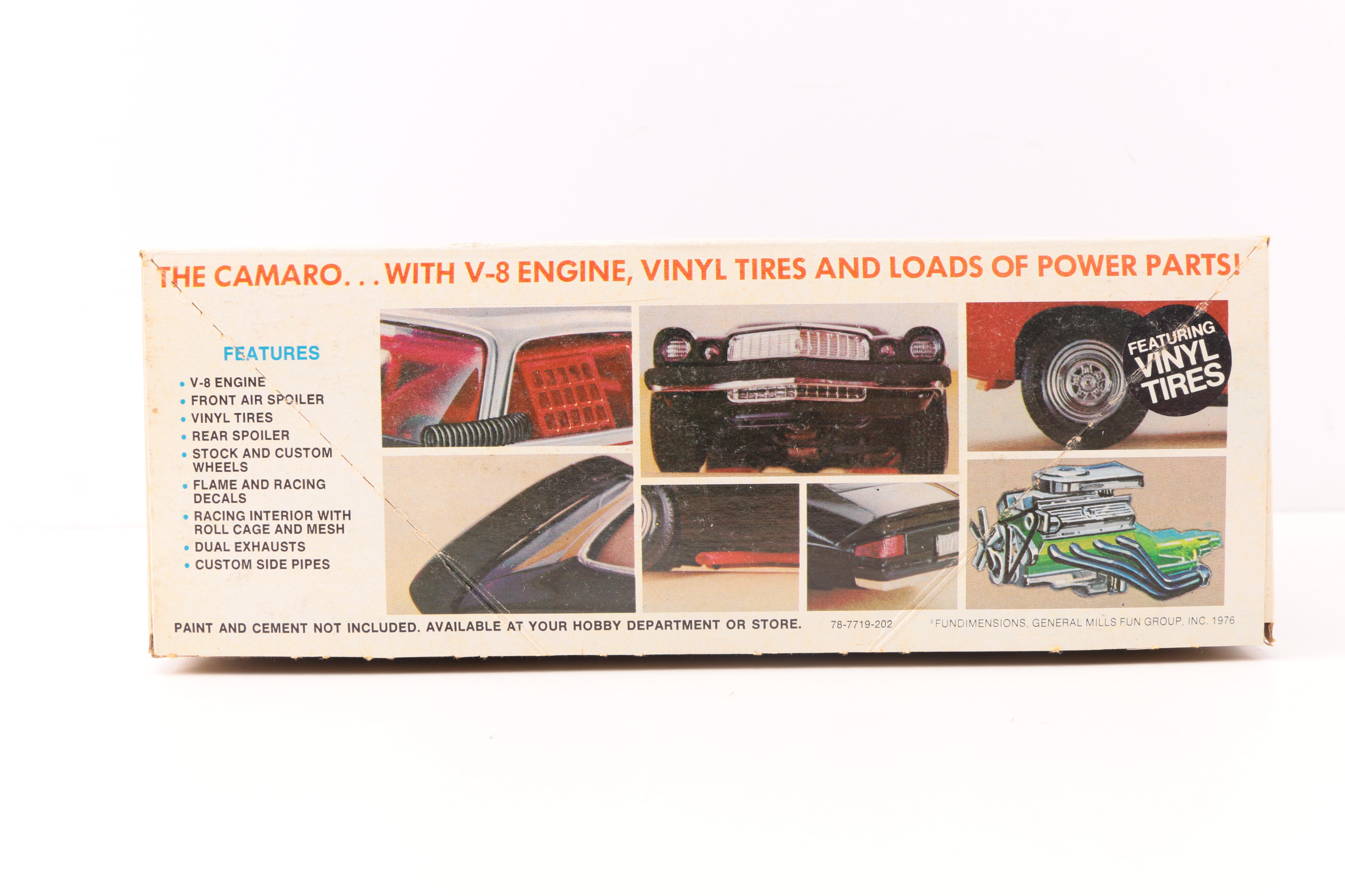 Vintage Camaro Model Kits