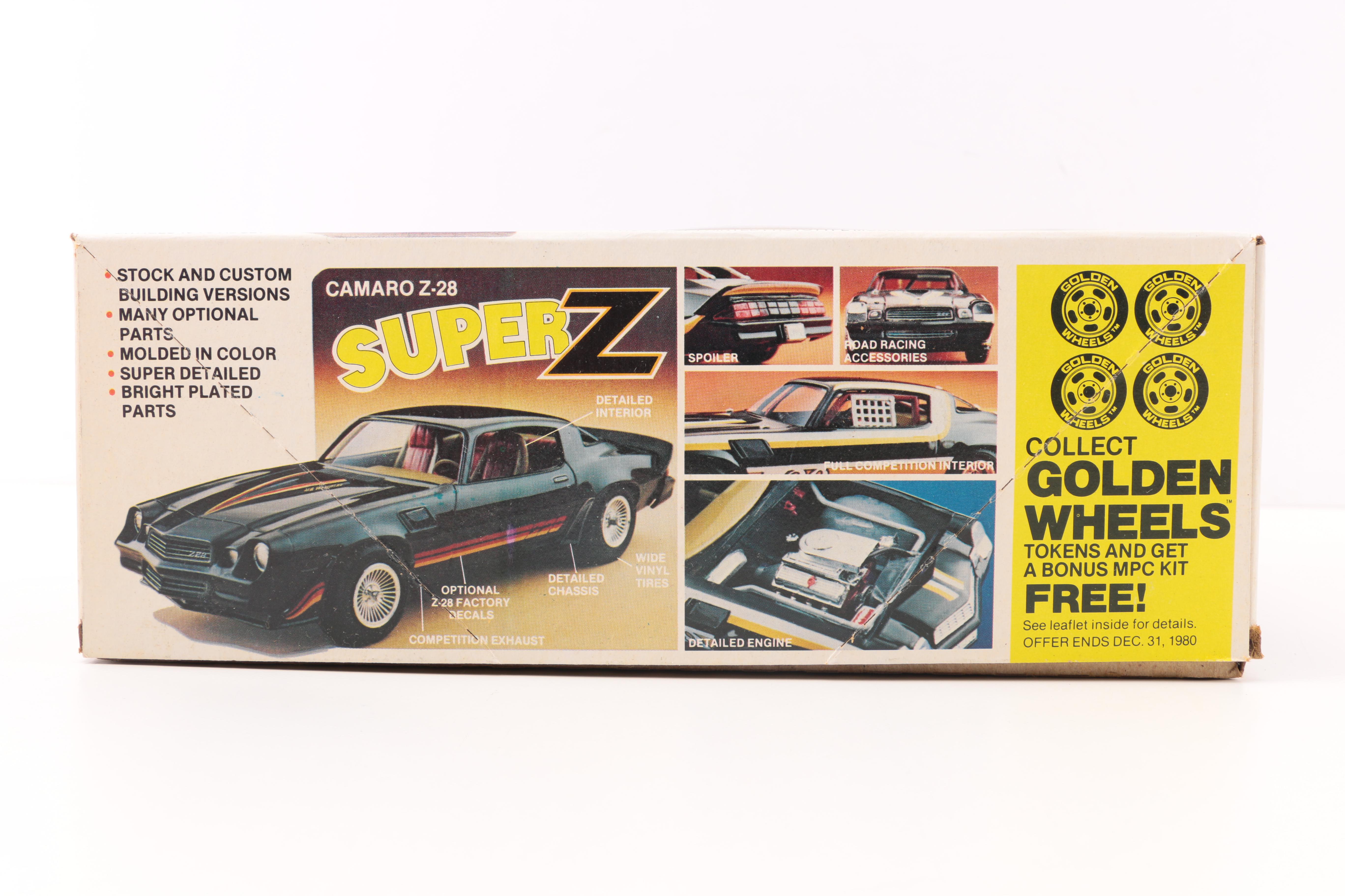 Vintage Camaro Model Kits