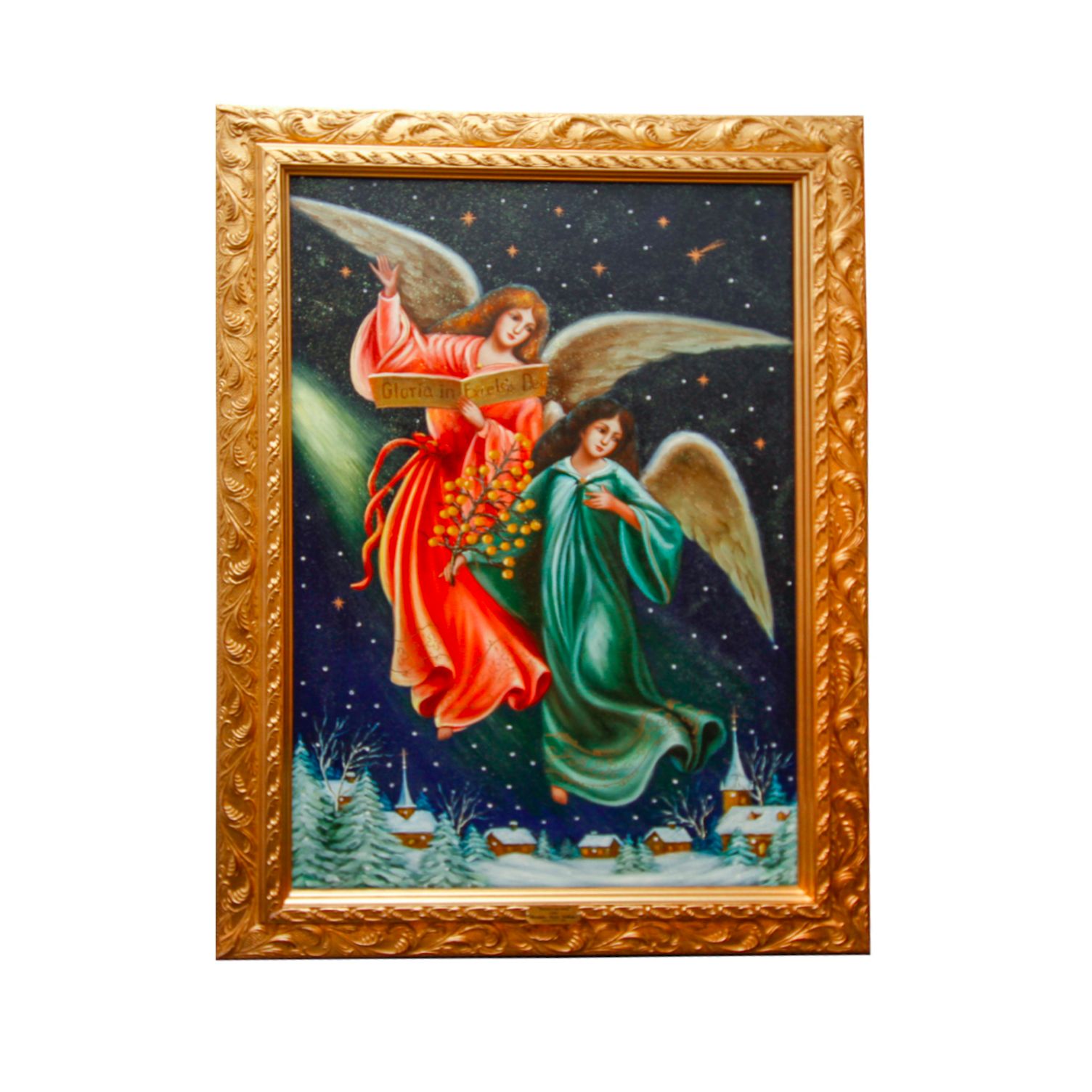 After Christopher Radko Embellished Giclee "Angels on High"