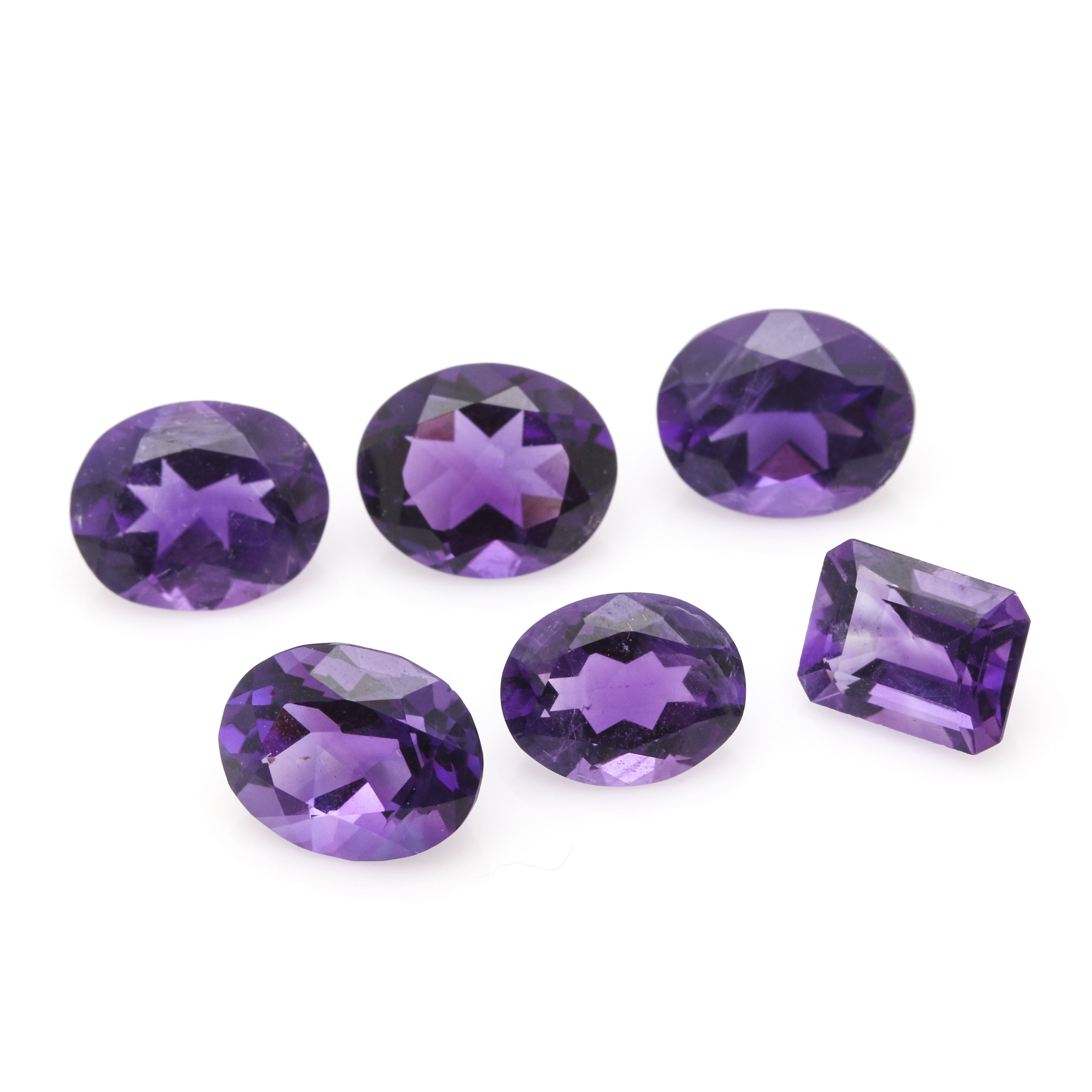 Loose 17.01 CTW Amethyst Gemstones