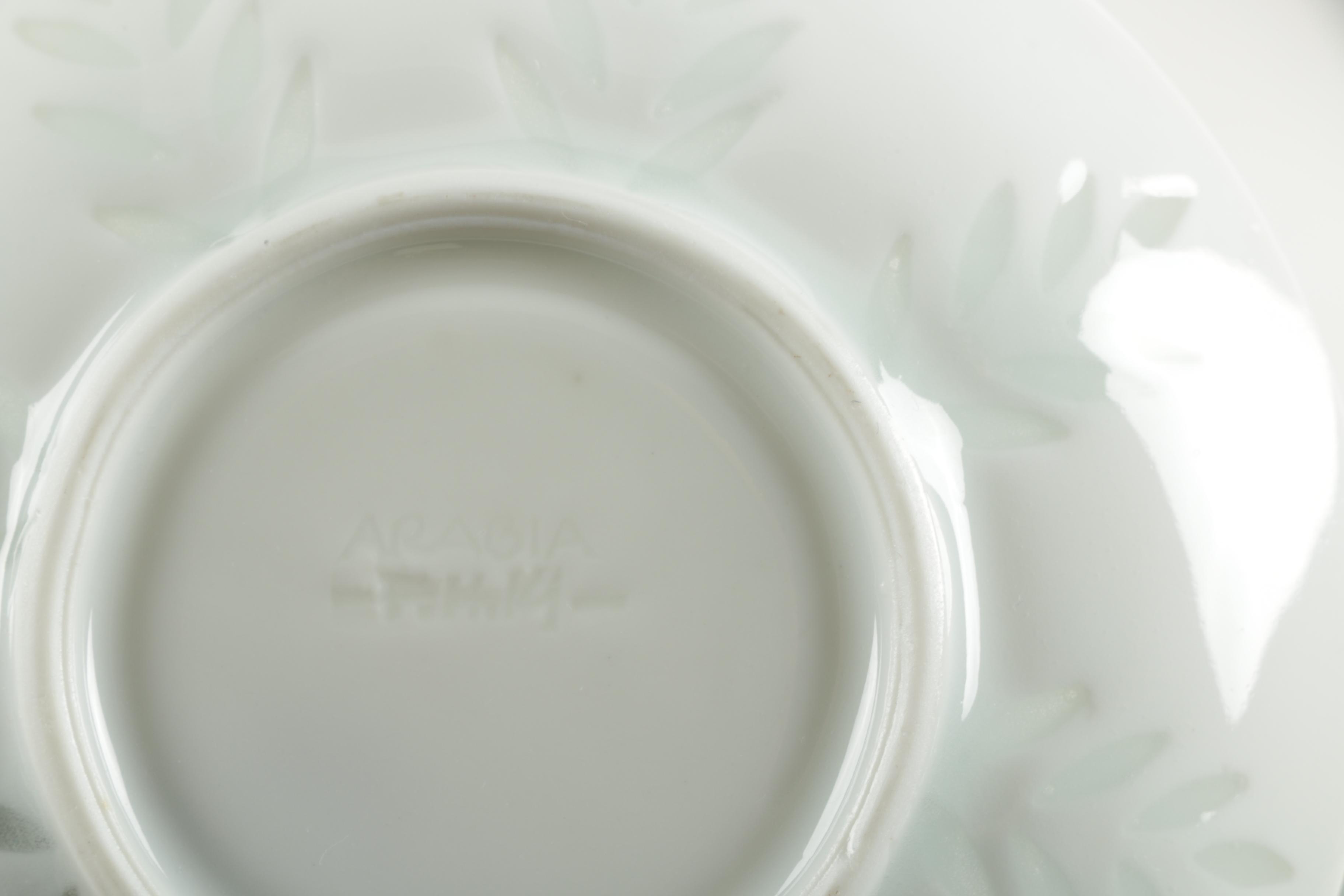 Arabia of Finland Porcelain Teacups and Saucers