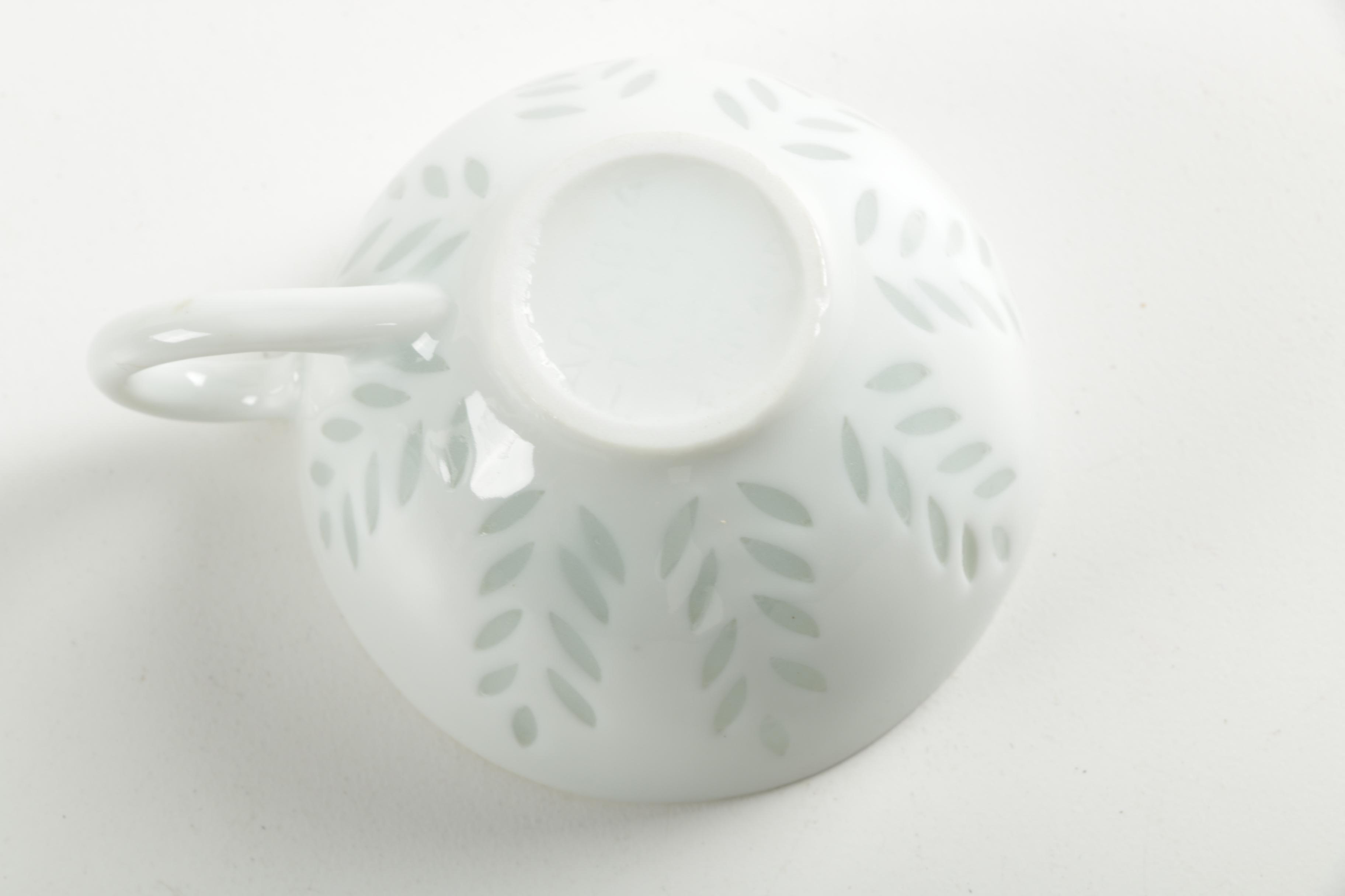 Arabia of Finland Porcelain Teacups and Saucers