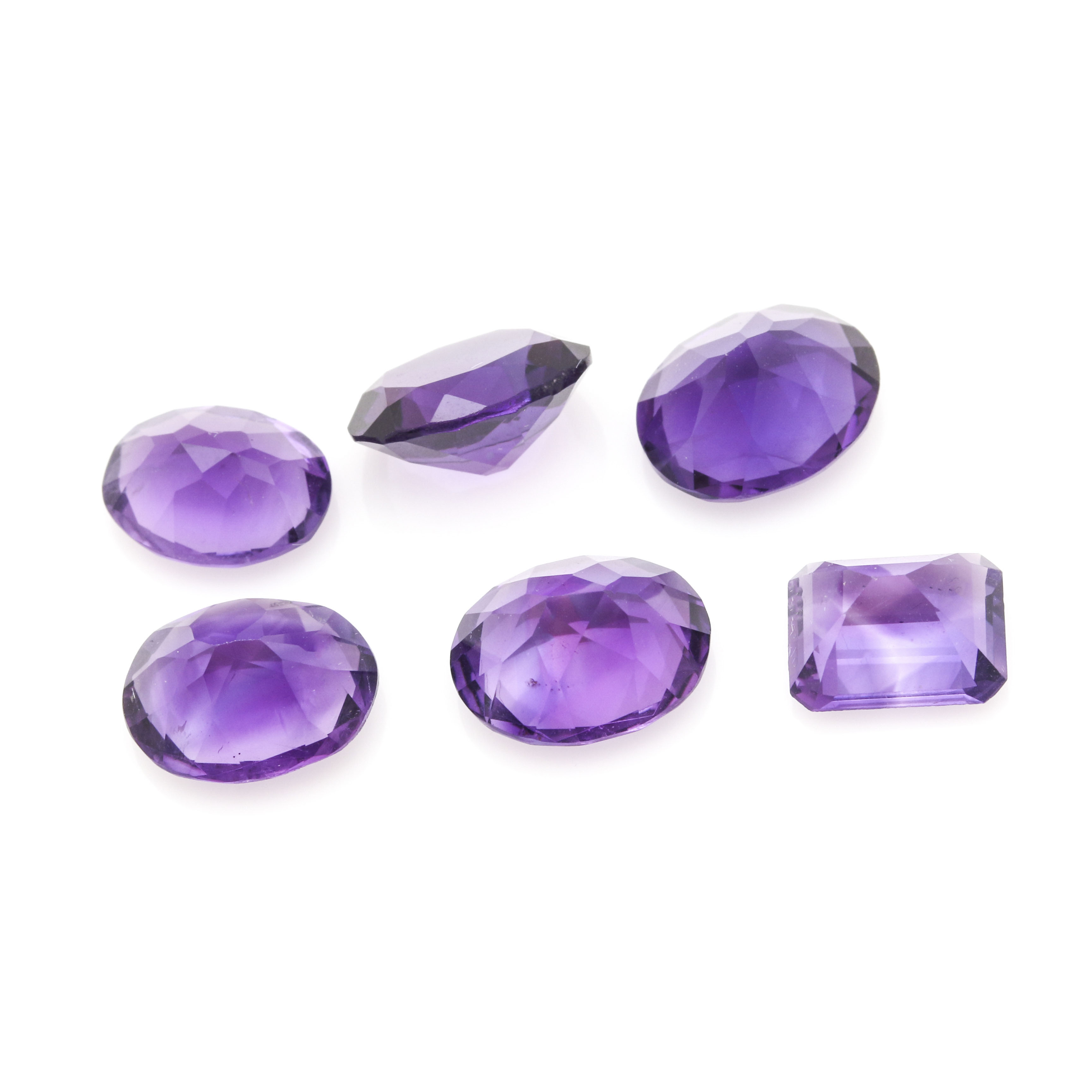 Loose 17.01 CTW Amethyst Gemstones