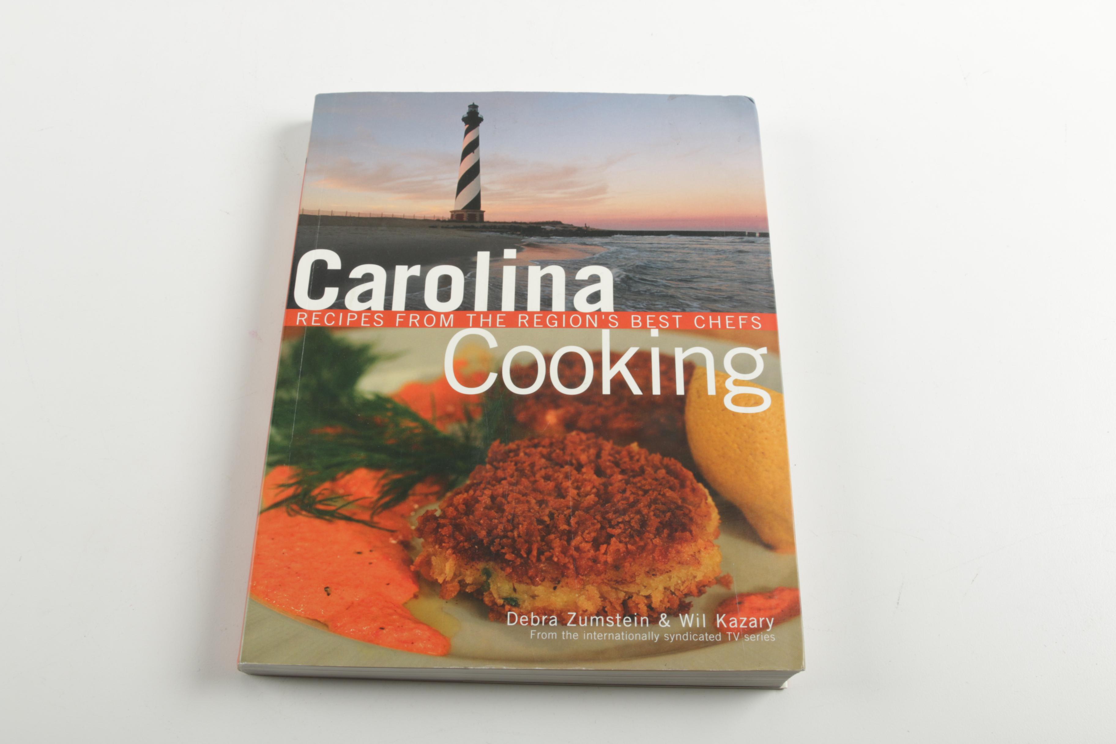 Cookbooks Including "Carolina Cooking" and "Italian Slow and Savory"