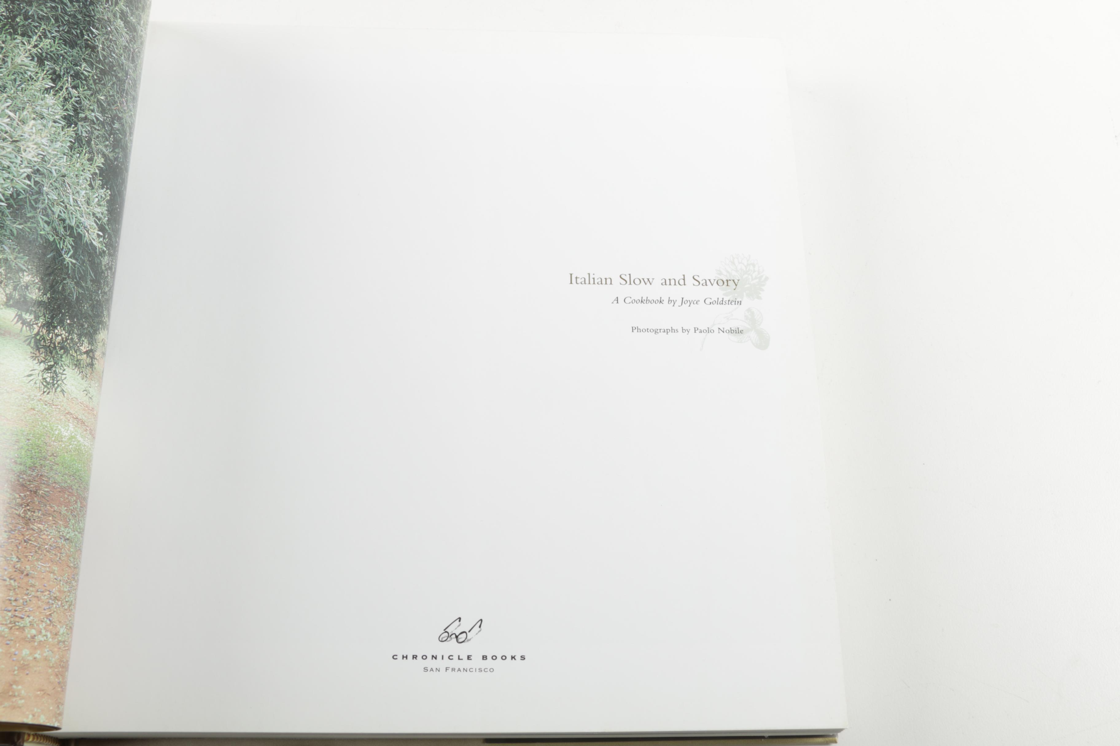 Cookbooks Including "Carolina Cooking" and "Italian Slow and Savory"