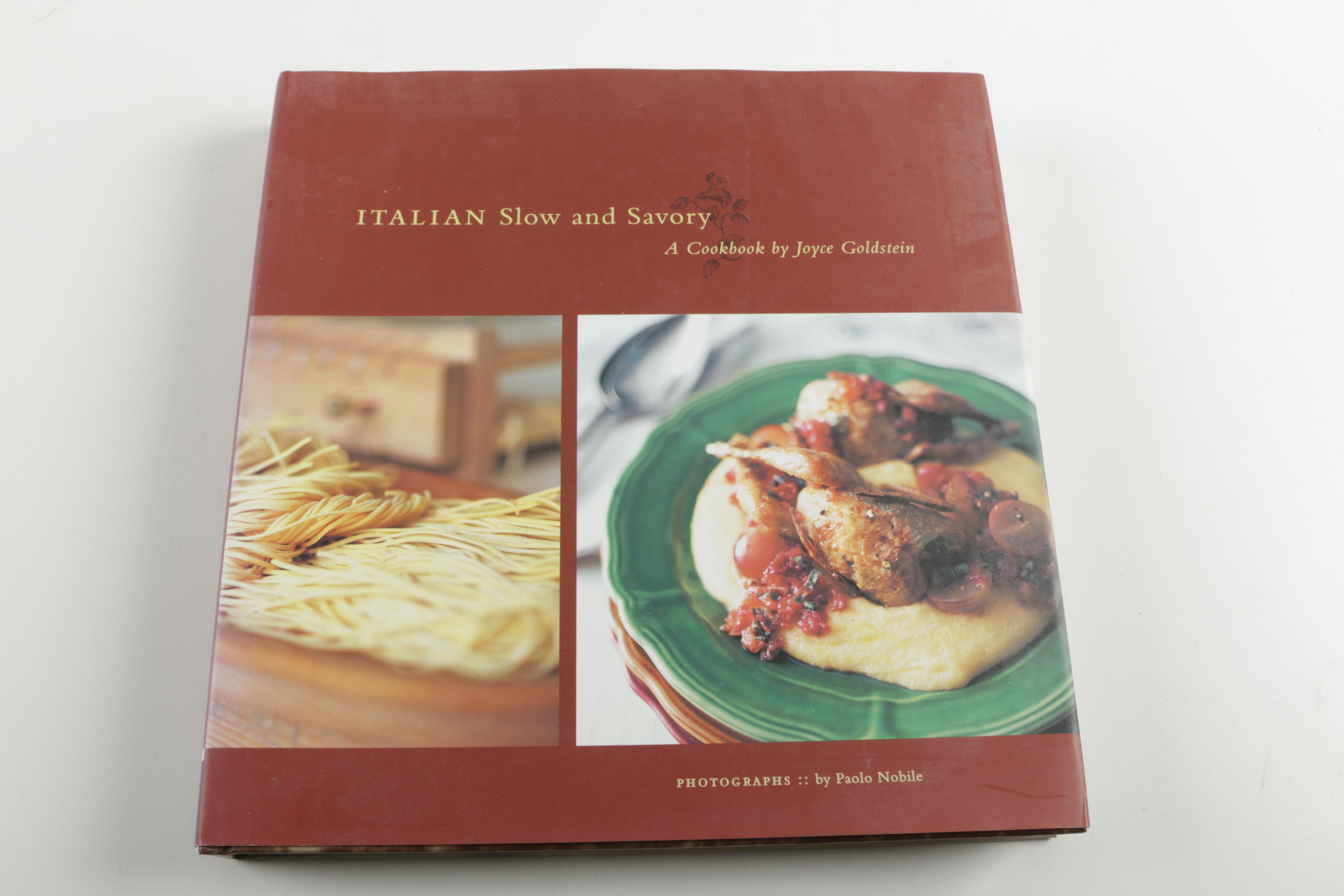 Cookbooks Including "Carolina Cooking" and "Italian Slow and Savory"