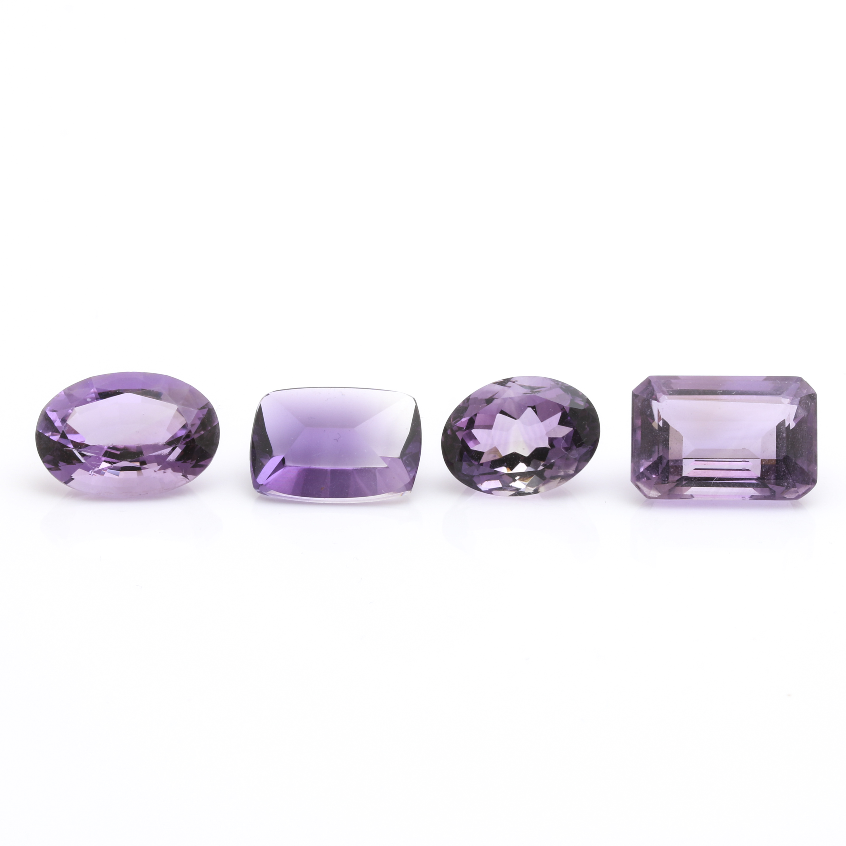 Loose 47.36 CTW Amethyst Gemstones
