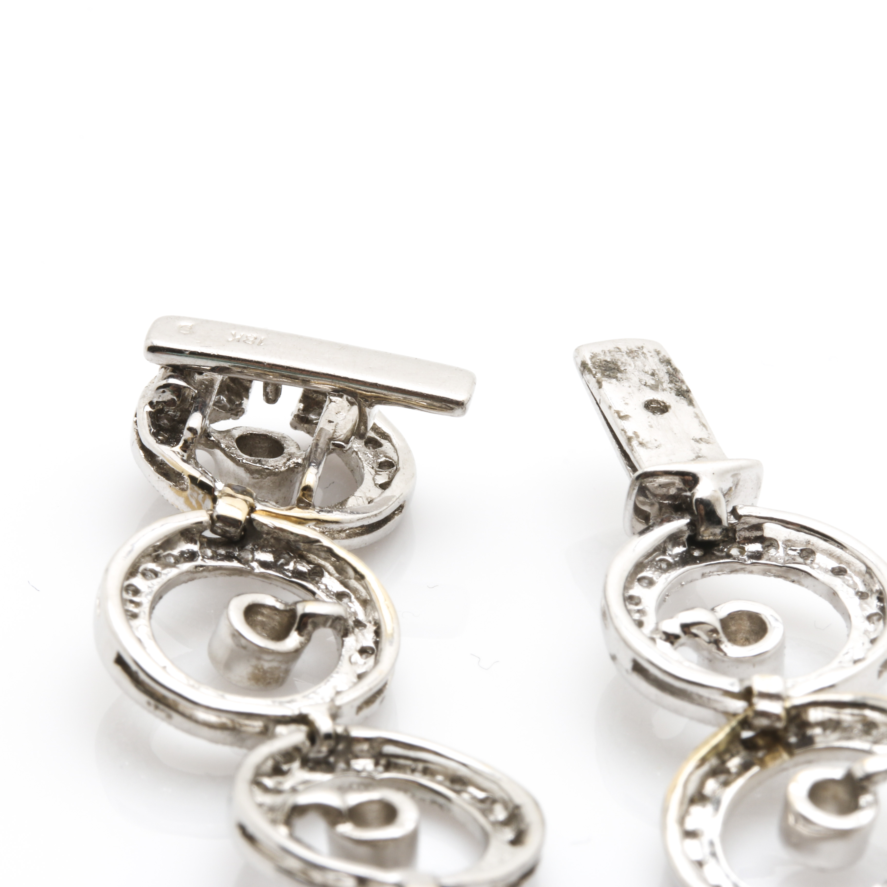 18K White Gold 2.25 CTW Diamond Bracelet