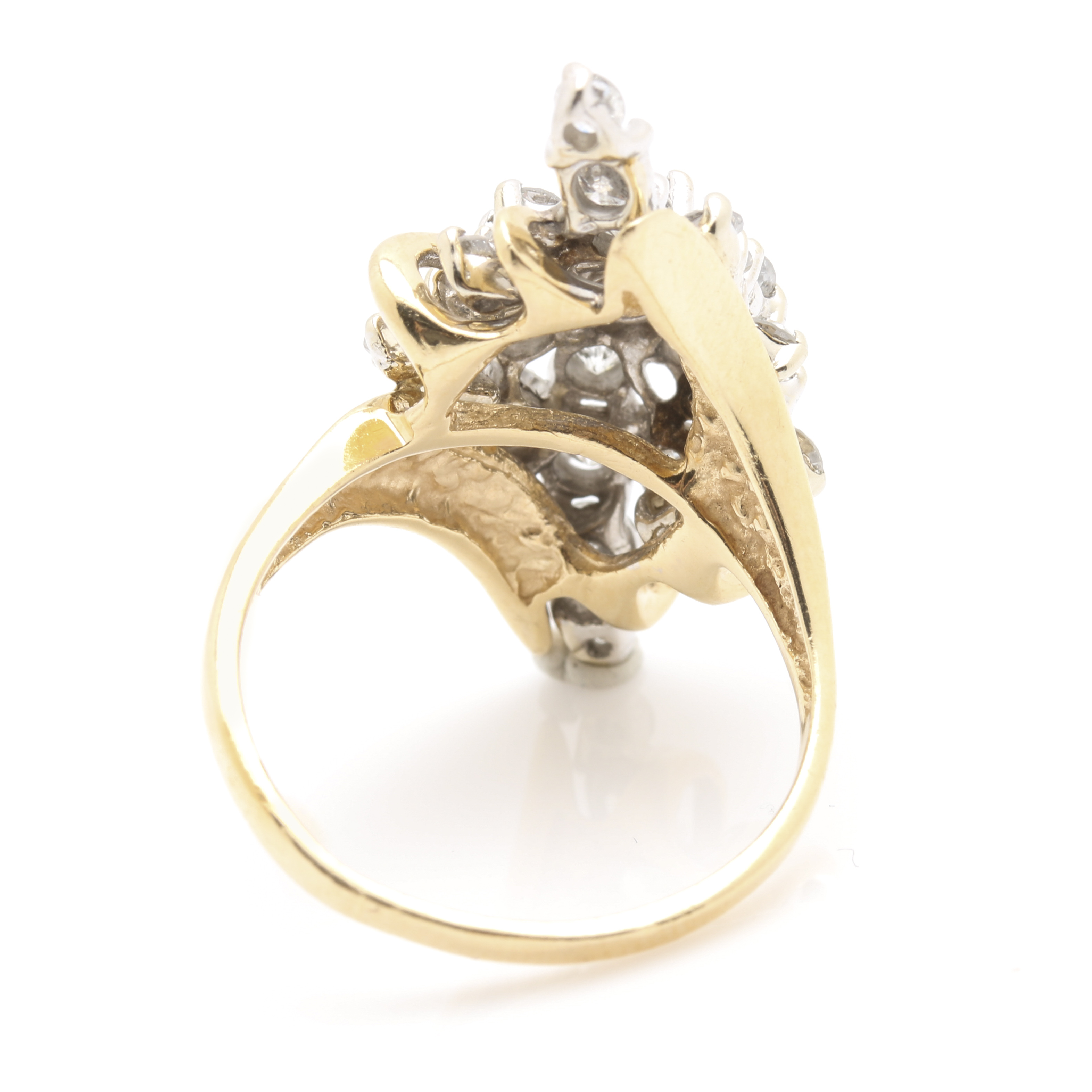 14K Yellow Gold 1.60 CTW Diamond Ring