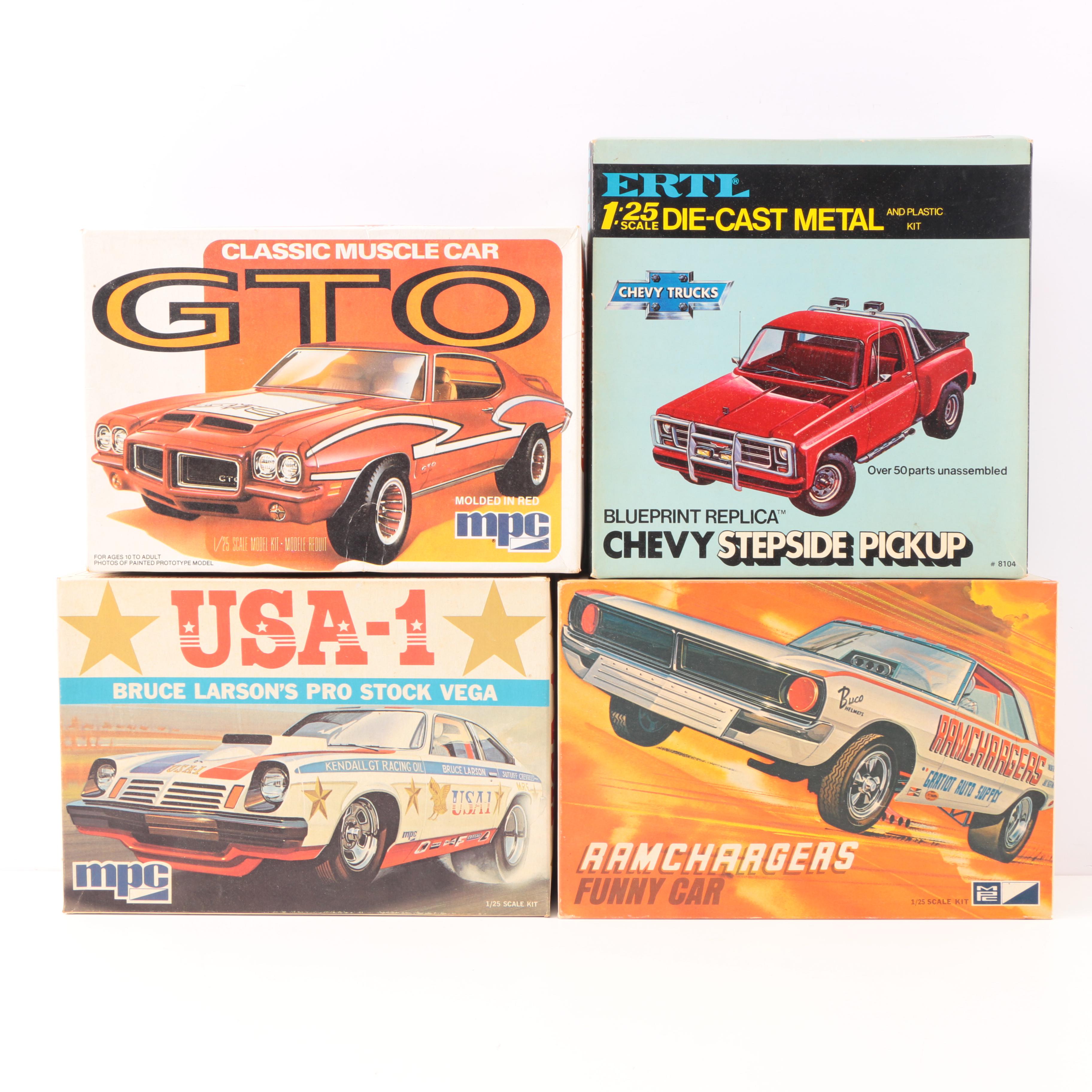 Vintage Model Car Kits featuring MPC