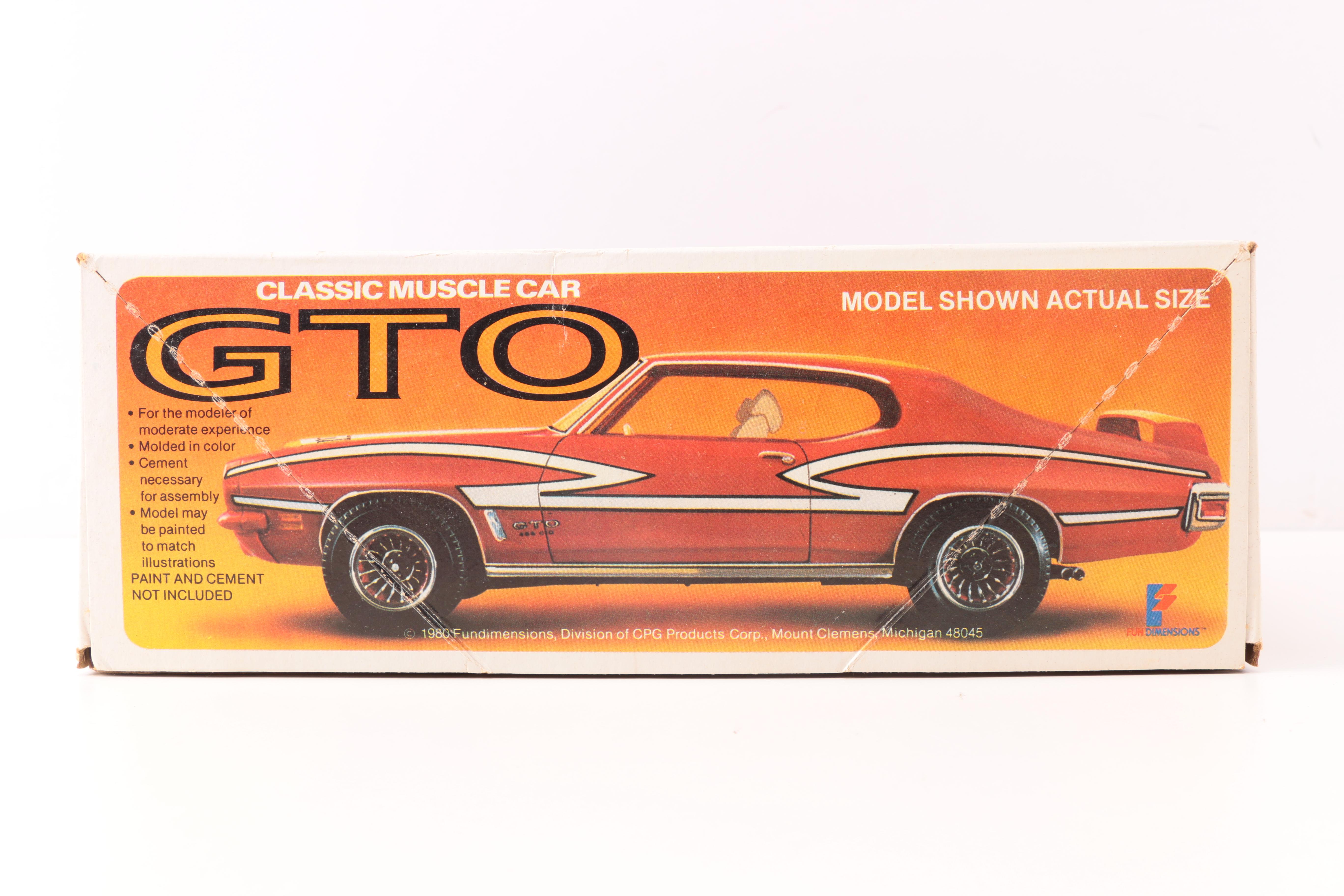 Vintage Model Car Kits featuring MPC