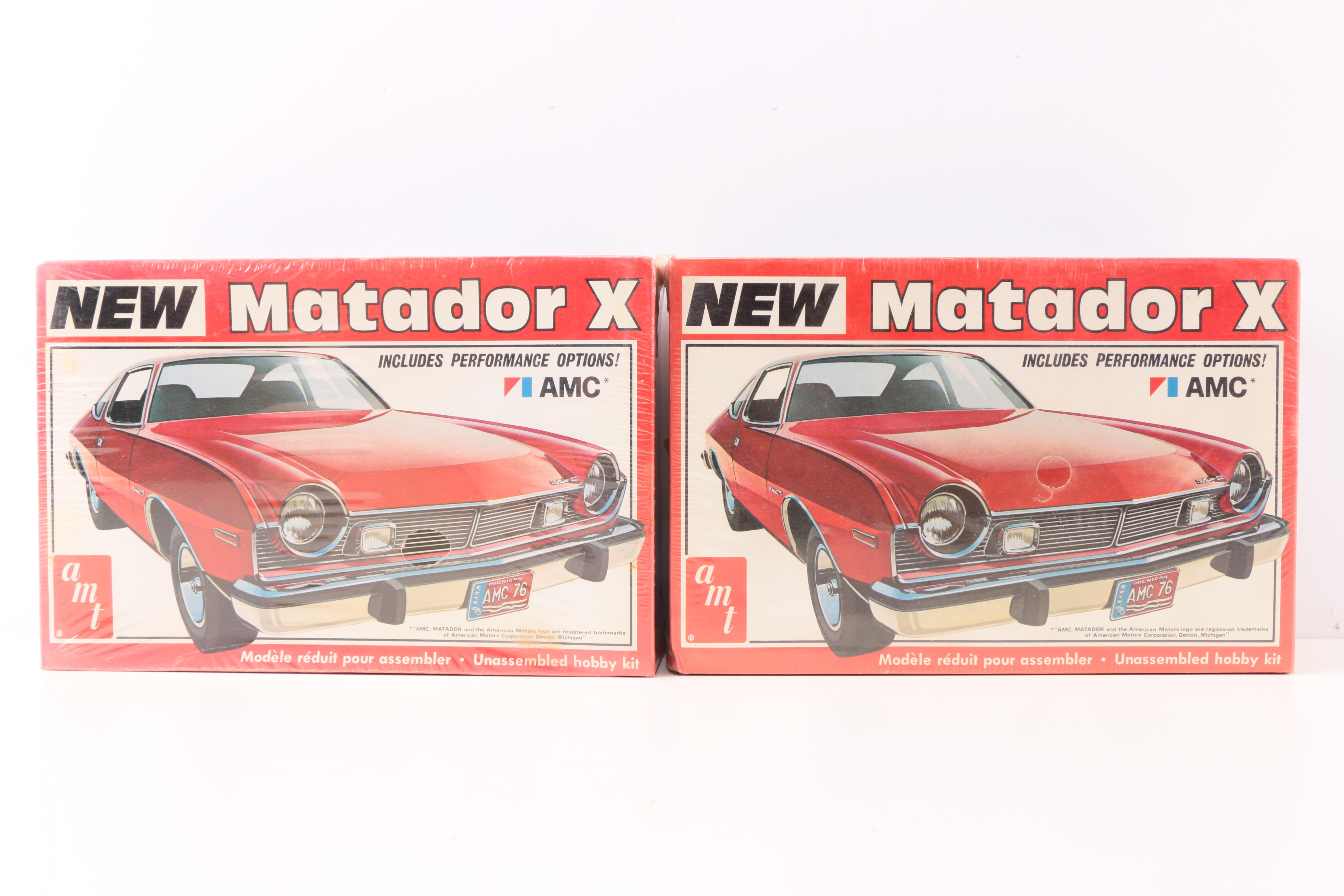 Vintage 1970s Model Car Kits including AMT