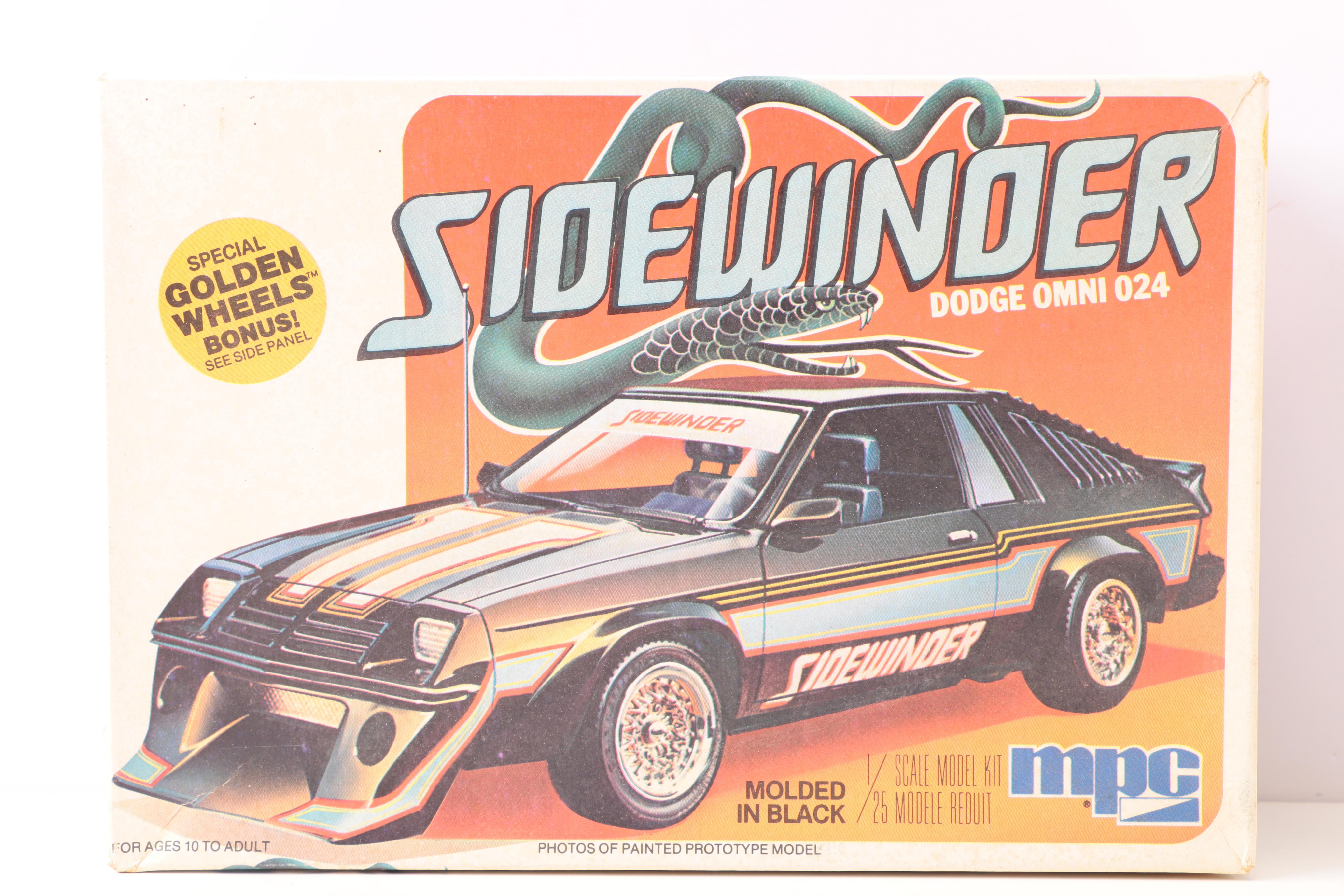 Vintage 1970s Model Car Kits including AMT