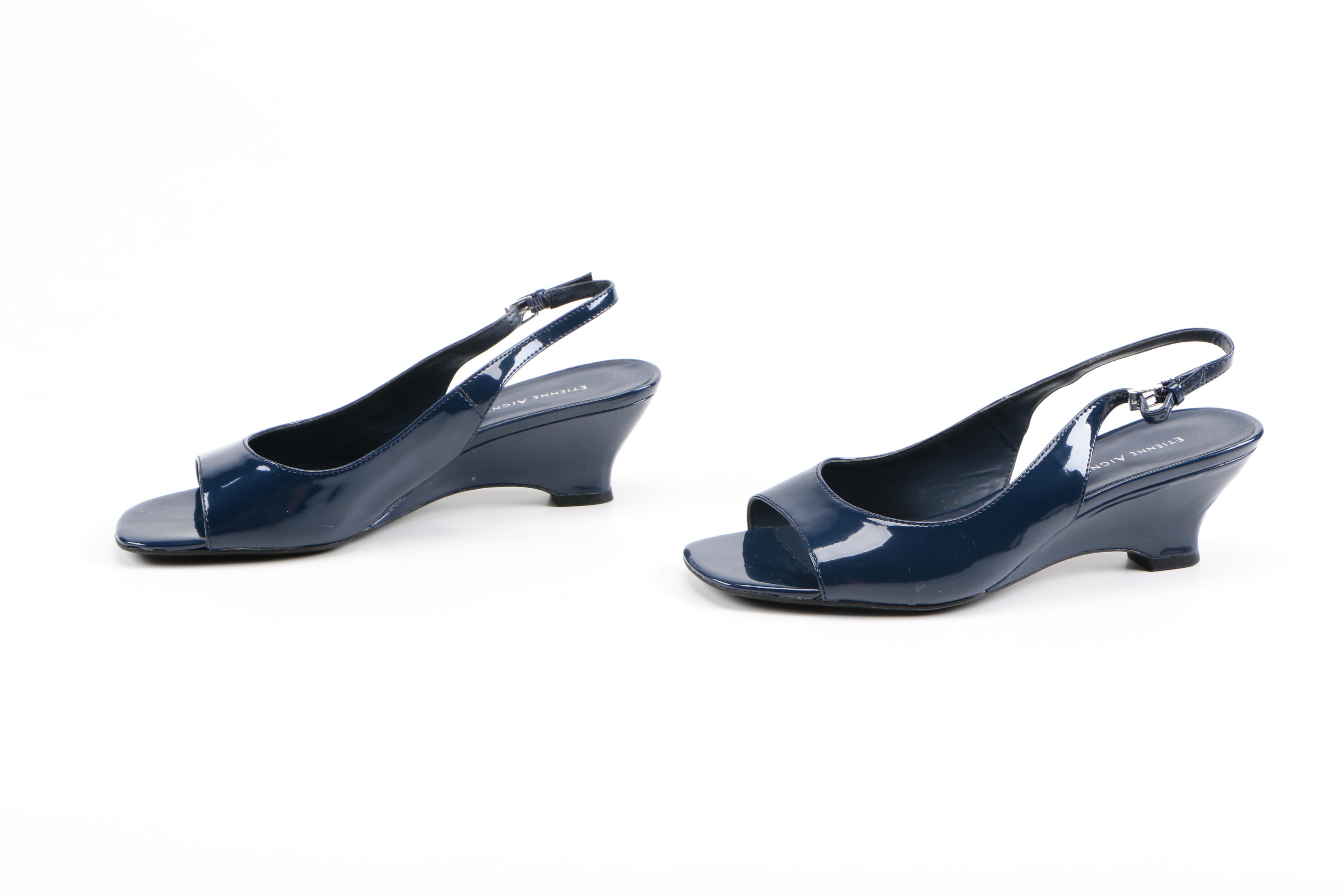 Salvatore Ferragamo and Etienne Aigner Slingbacks