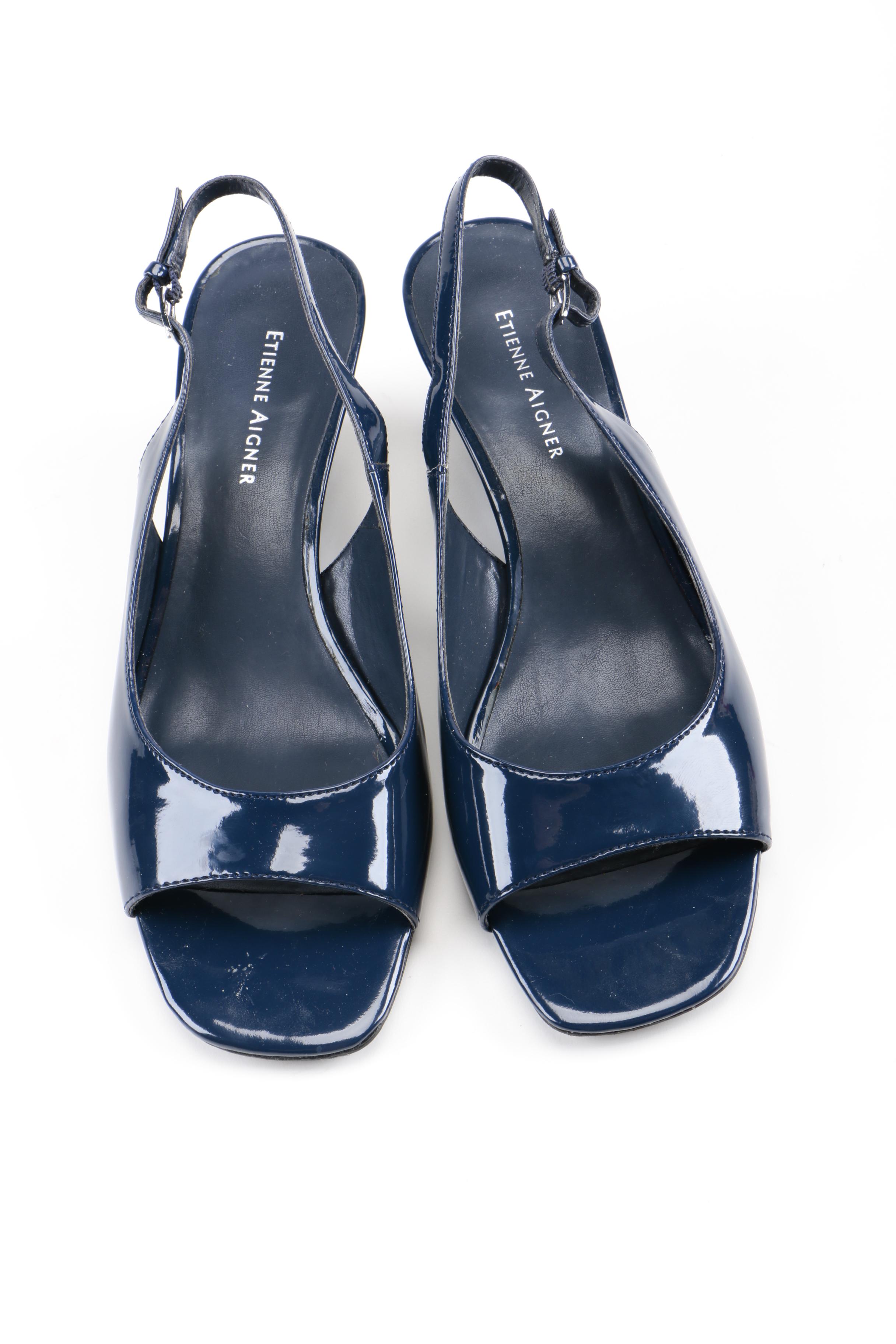 Salvatore Ferragamo and Etienne Aigner Slingbacks