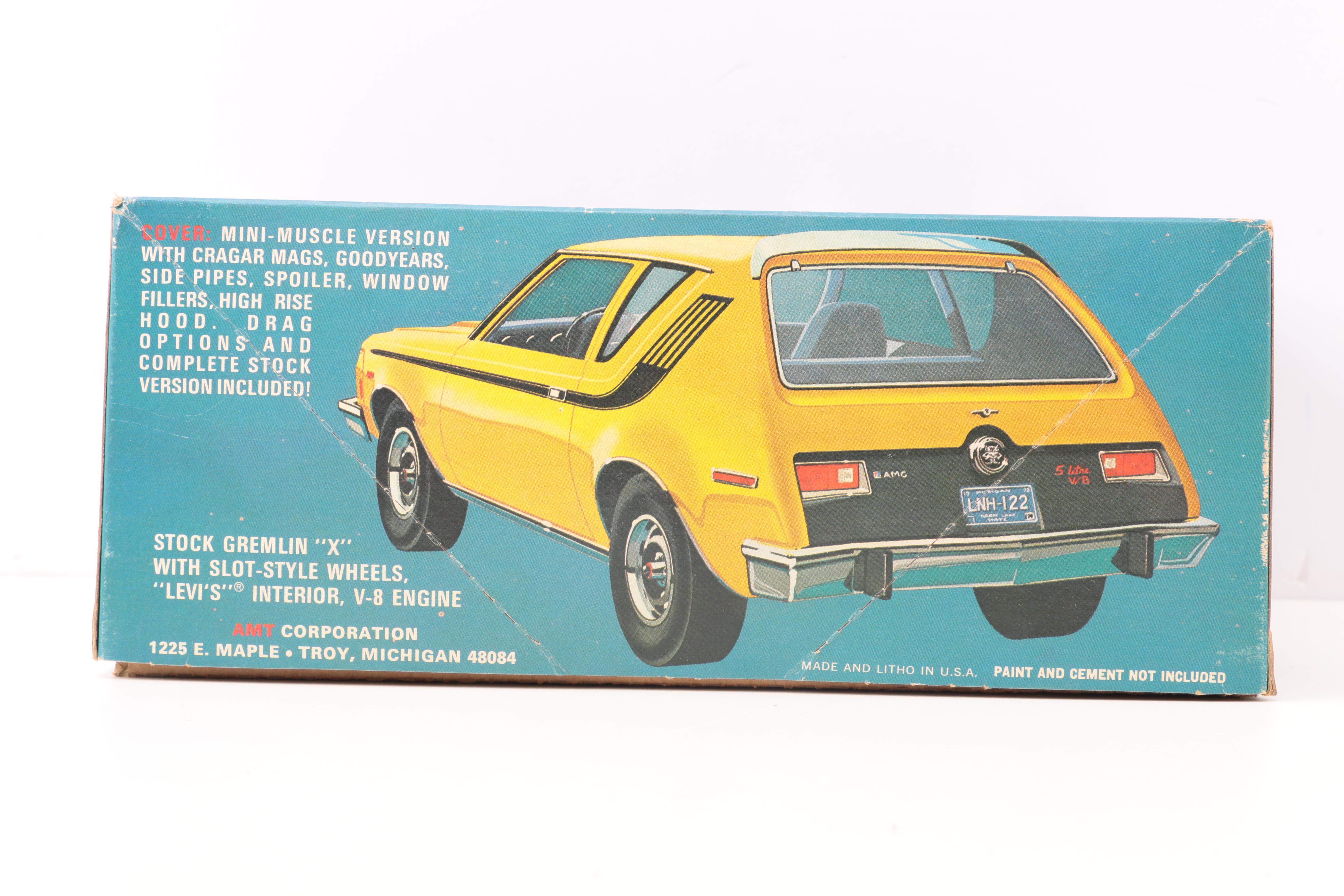 Vintage 1970s Model Car Kits including AMT
