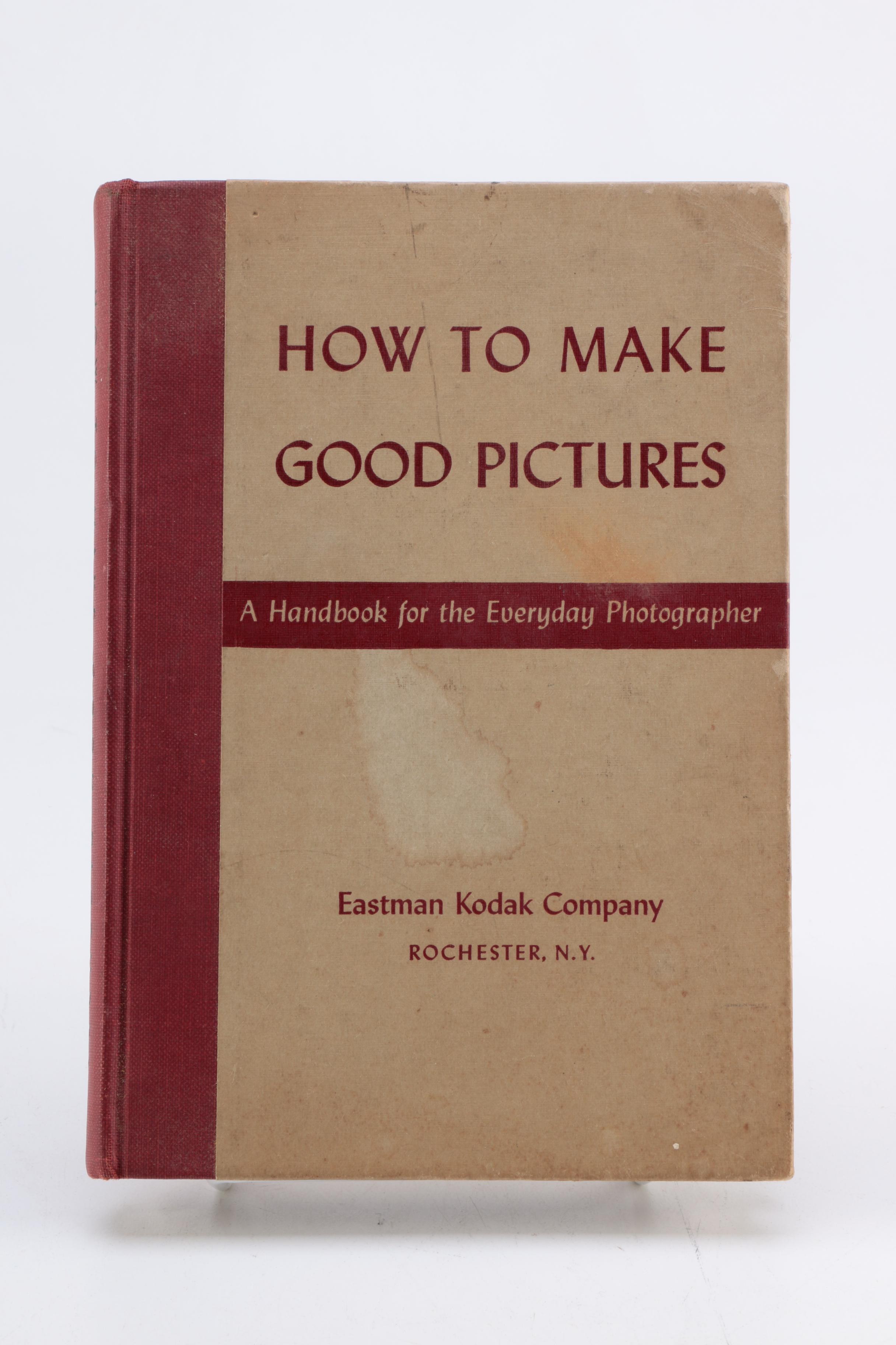 Canon AE-1 Camera with Vintage Eastman Kodak Photography Book