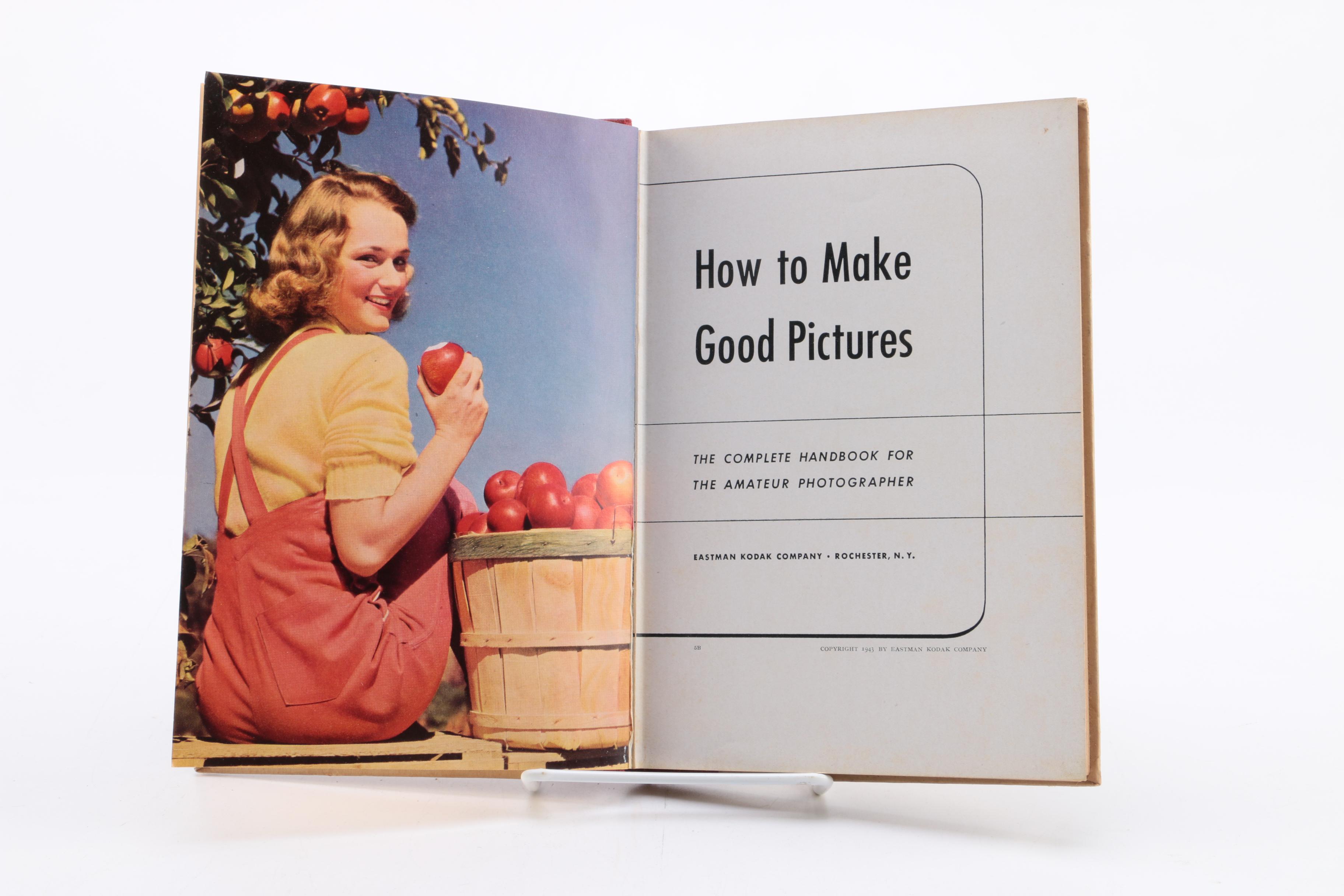 Canon AE-1 Camera with Vintage Eastman Kodak Photography Book