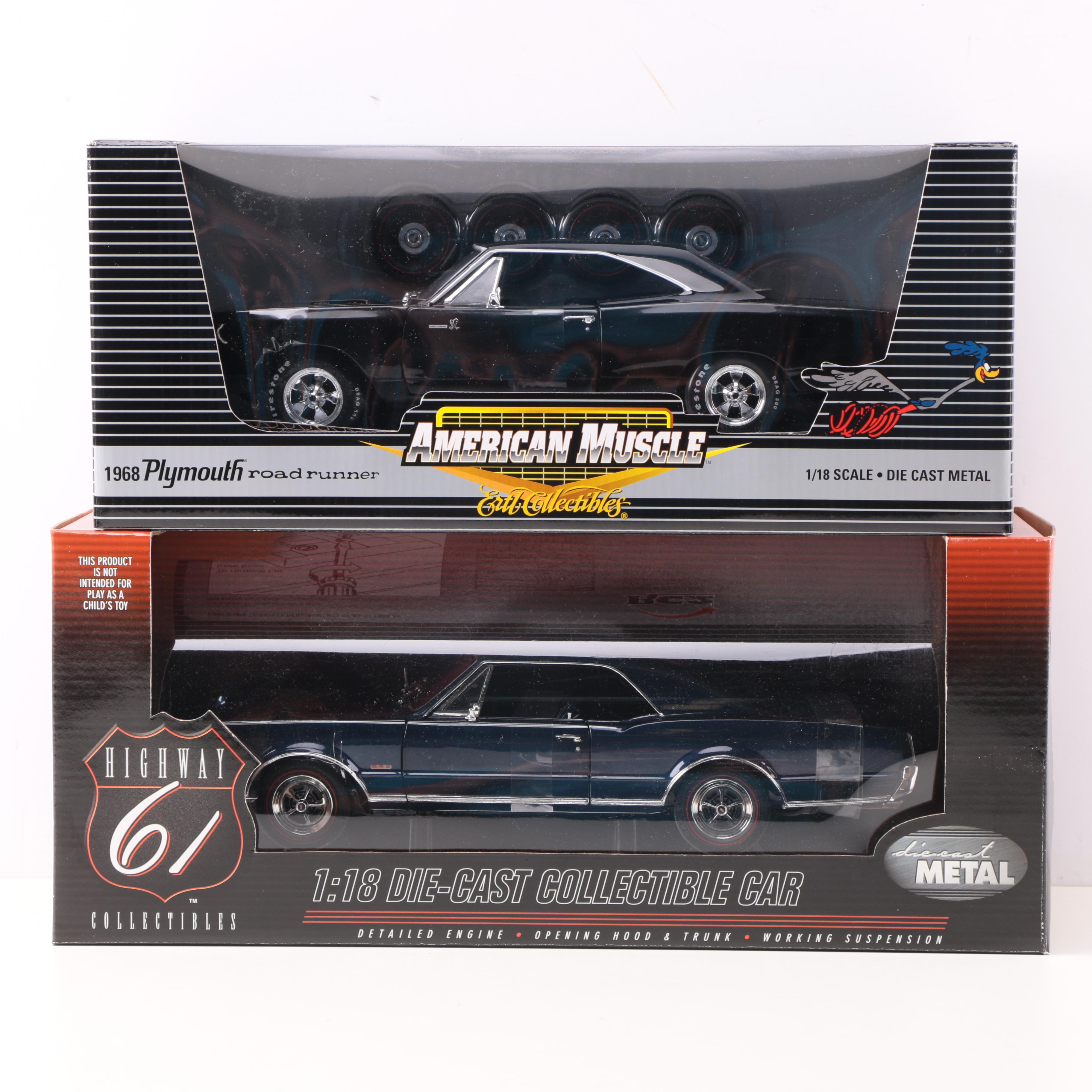Pair of Die Cast Metal Cars