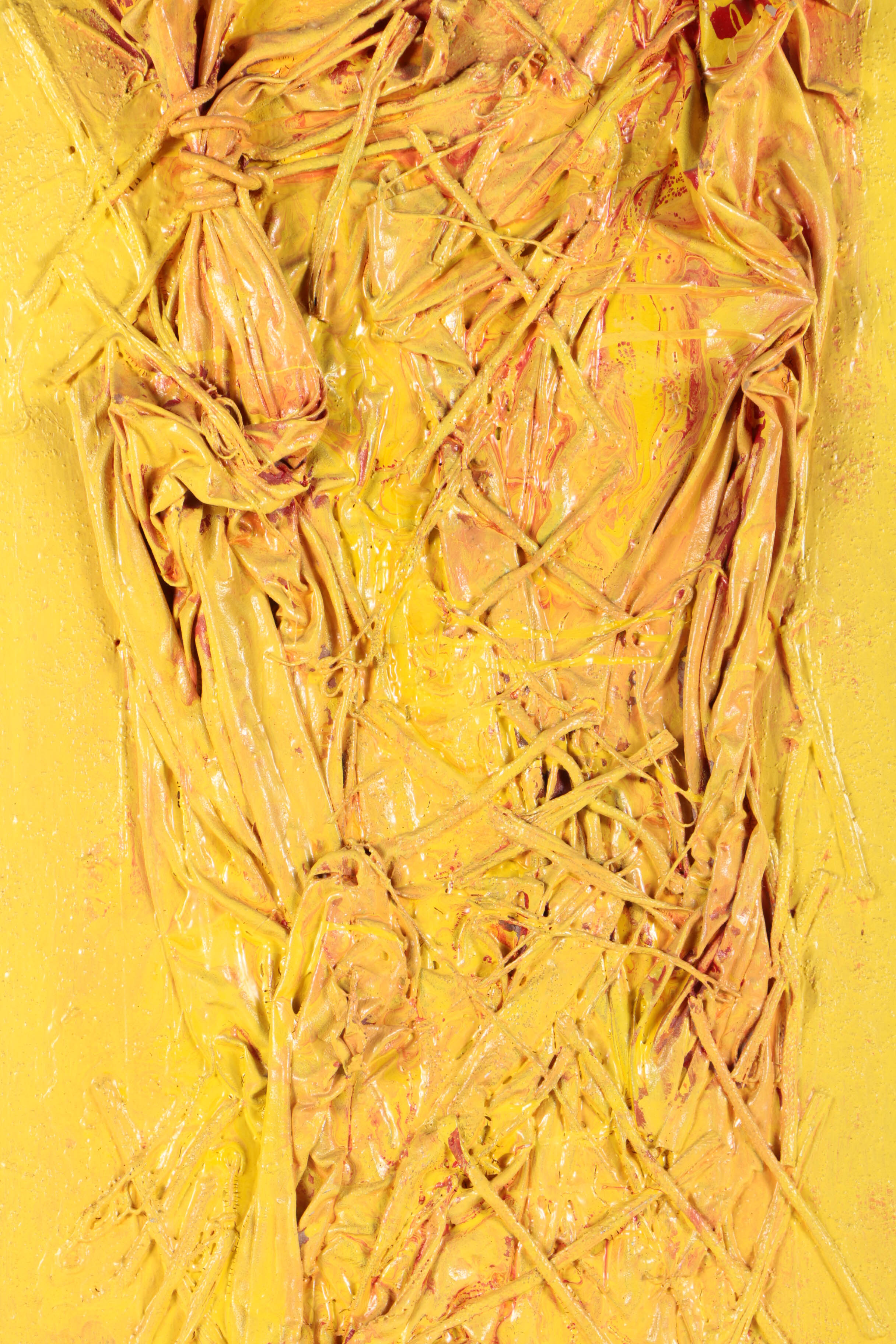 Ronald Ahlström Mixed Media Collage on Board "Untitled"