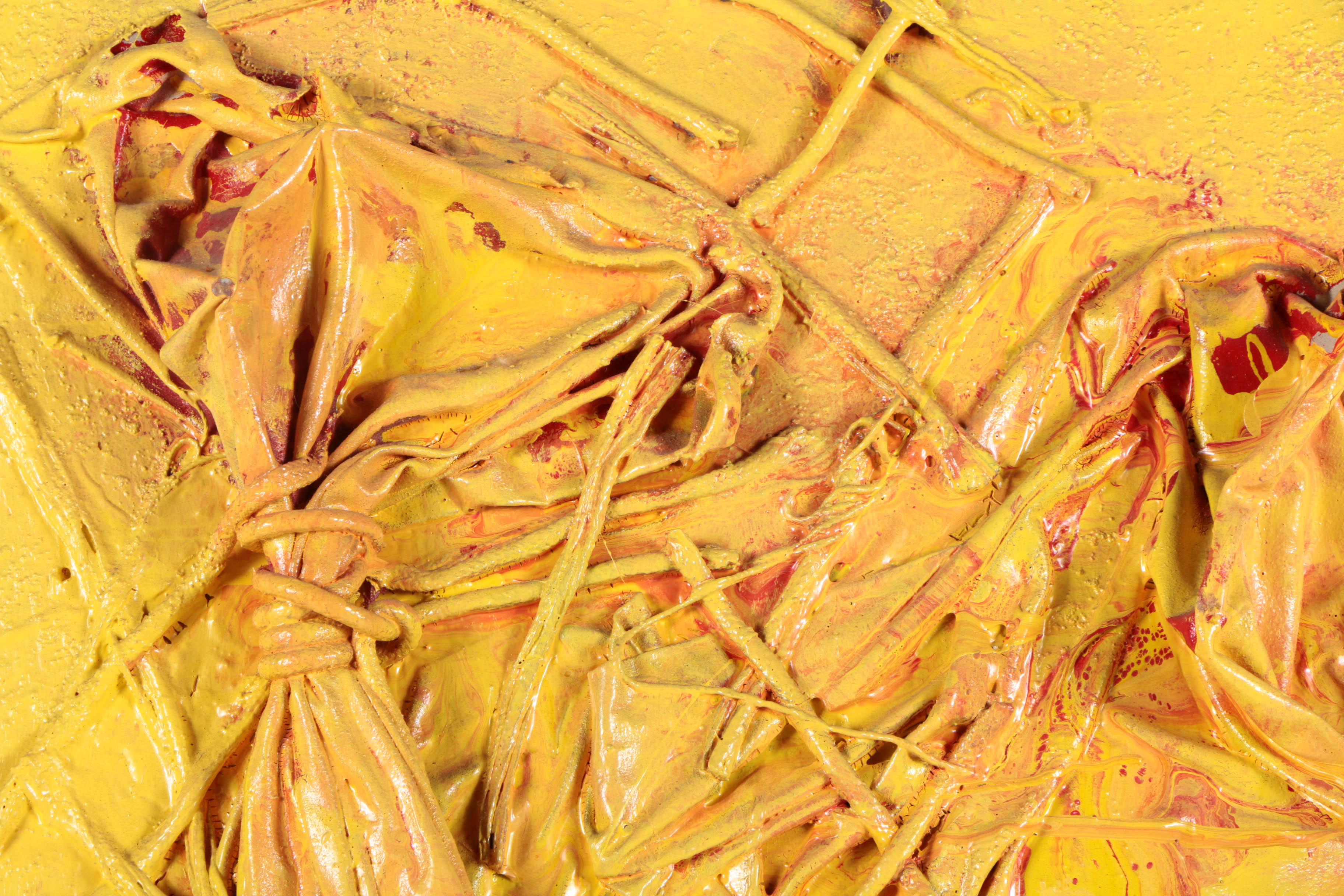 Ronald Ahlström Mixed Media Collage on Board "Untitled"