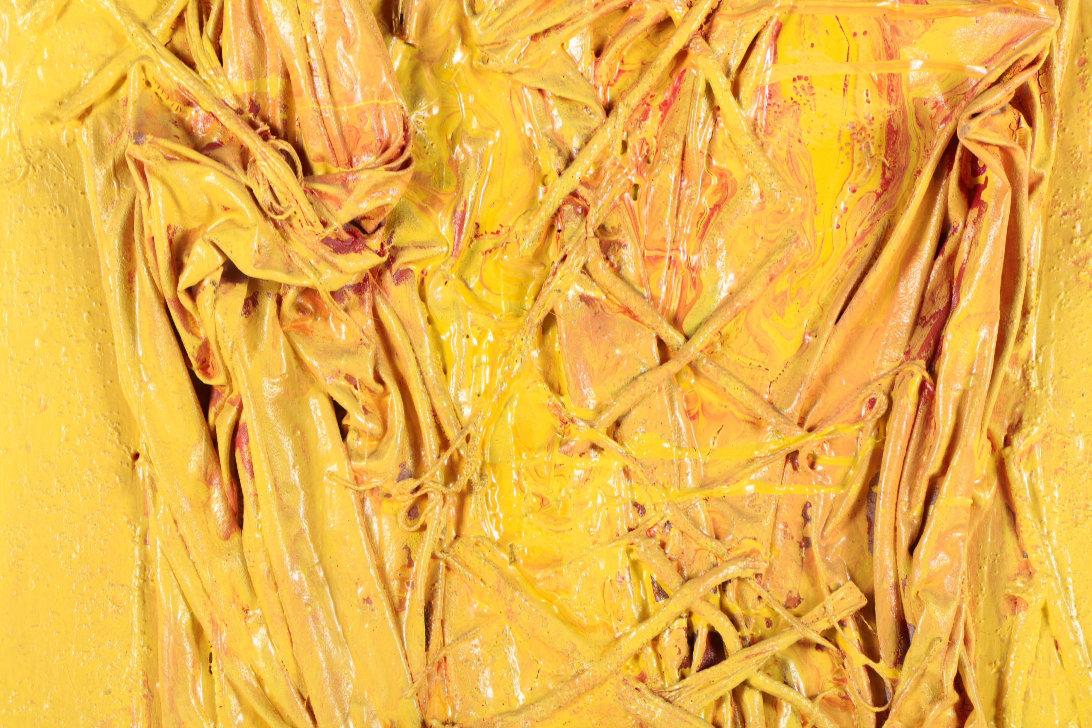 Ronald Ahlström Mixed Media Collage on Board "Untitled"