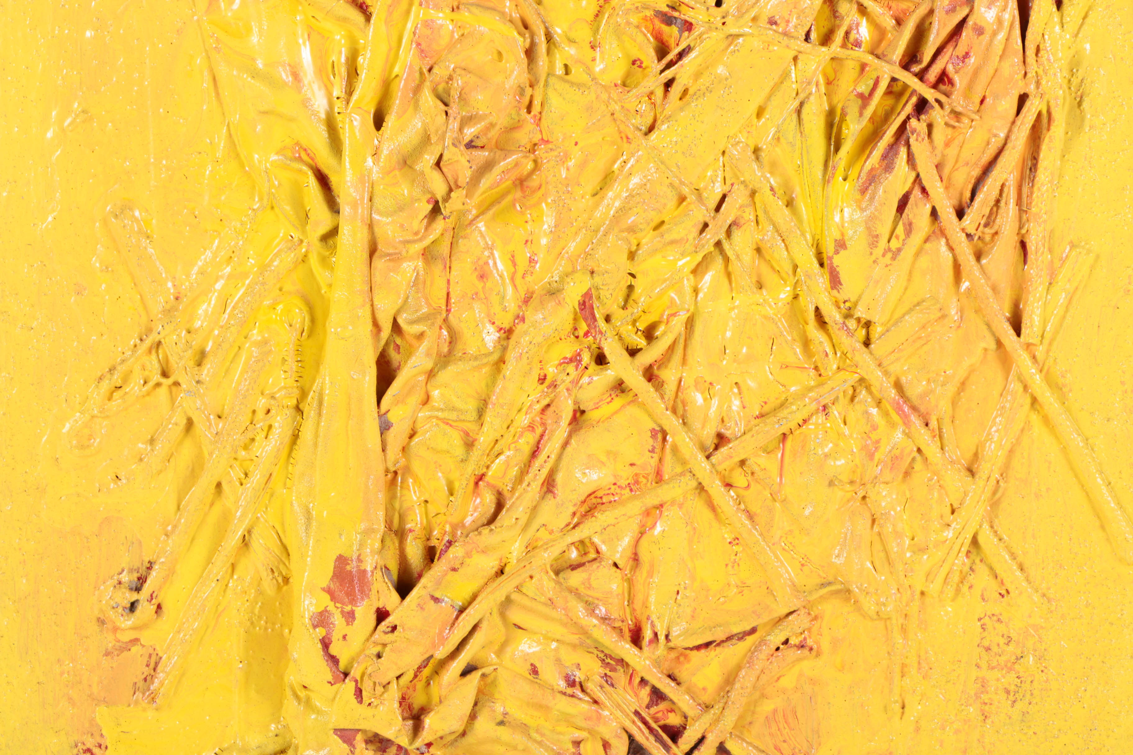 Ronald Ahlström Mixed Media Collage on Board "Untitled"