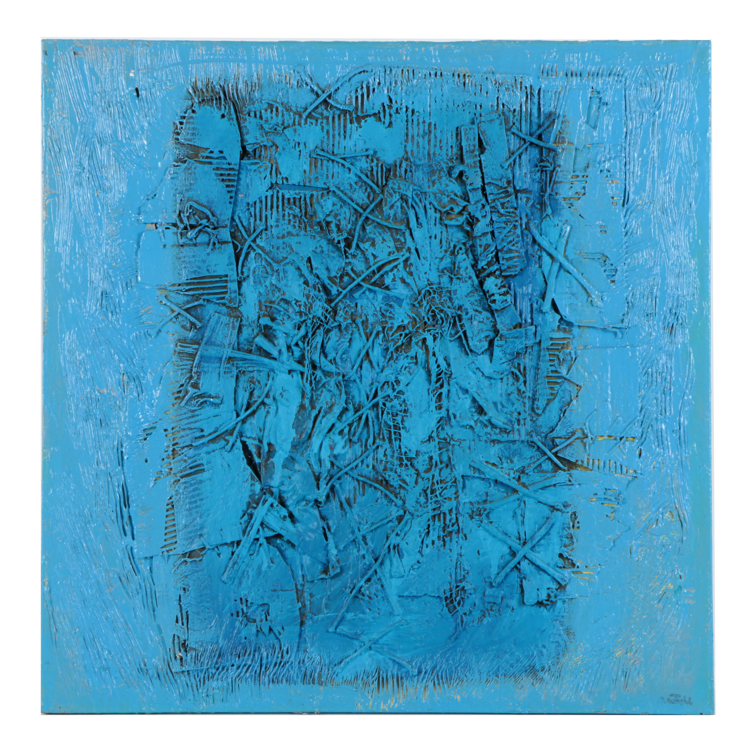 Ronald Ahlström Mixed Media on Canvas "Untitled"