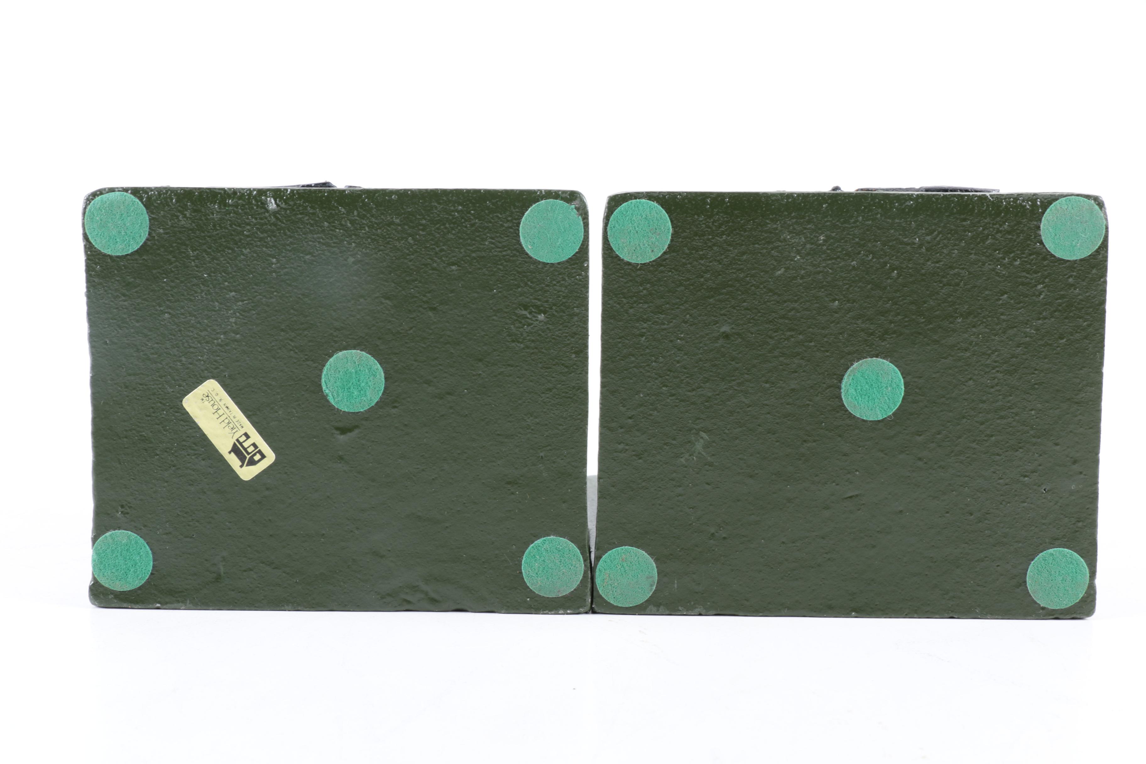 Cast Iron Train Bookends