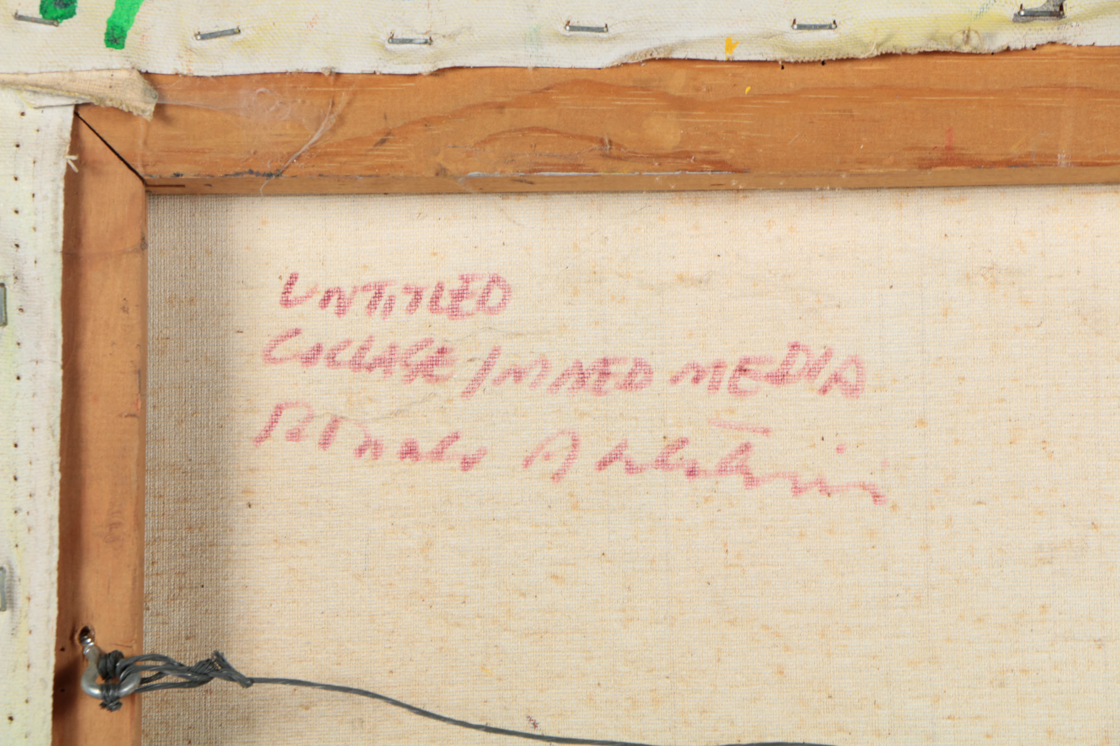 Ronald Ahlström Mixed Media on Canvas "Untitled"