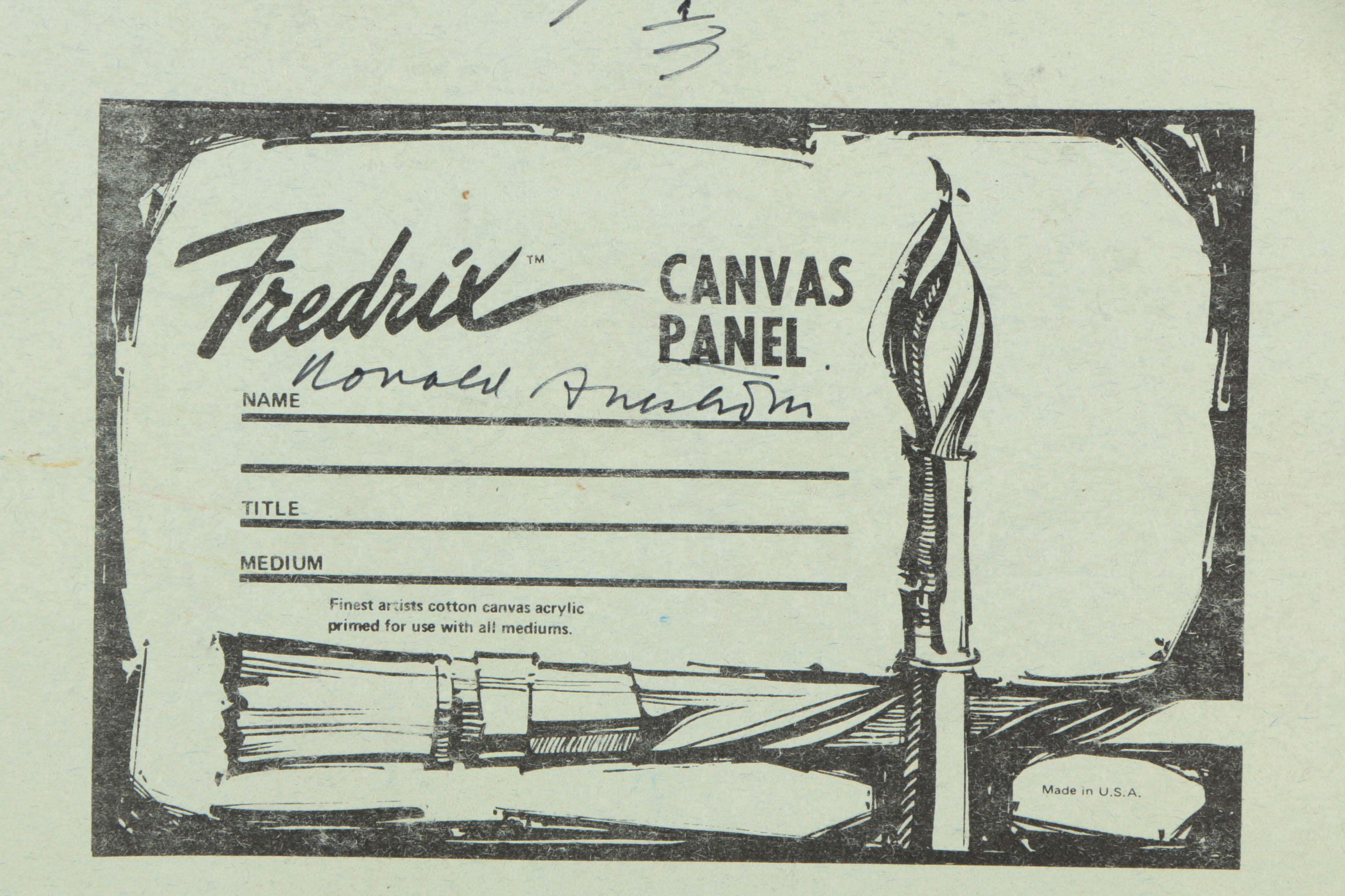 Assortment of Ronald Ahlström Mix Media Collage on Board