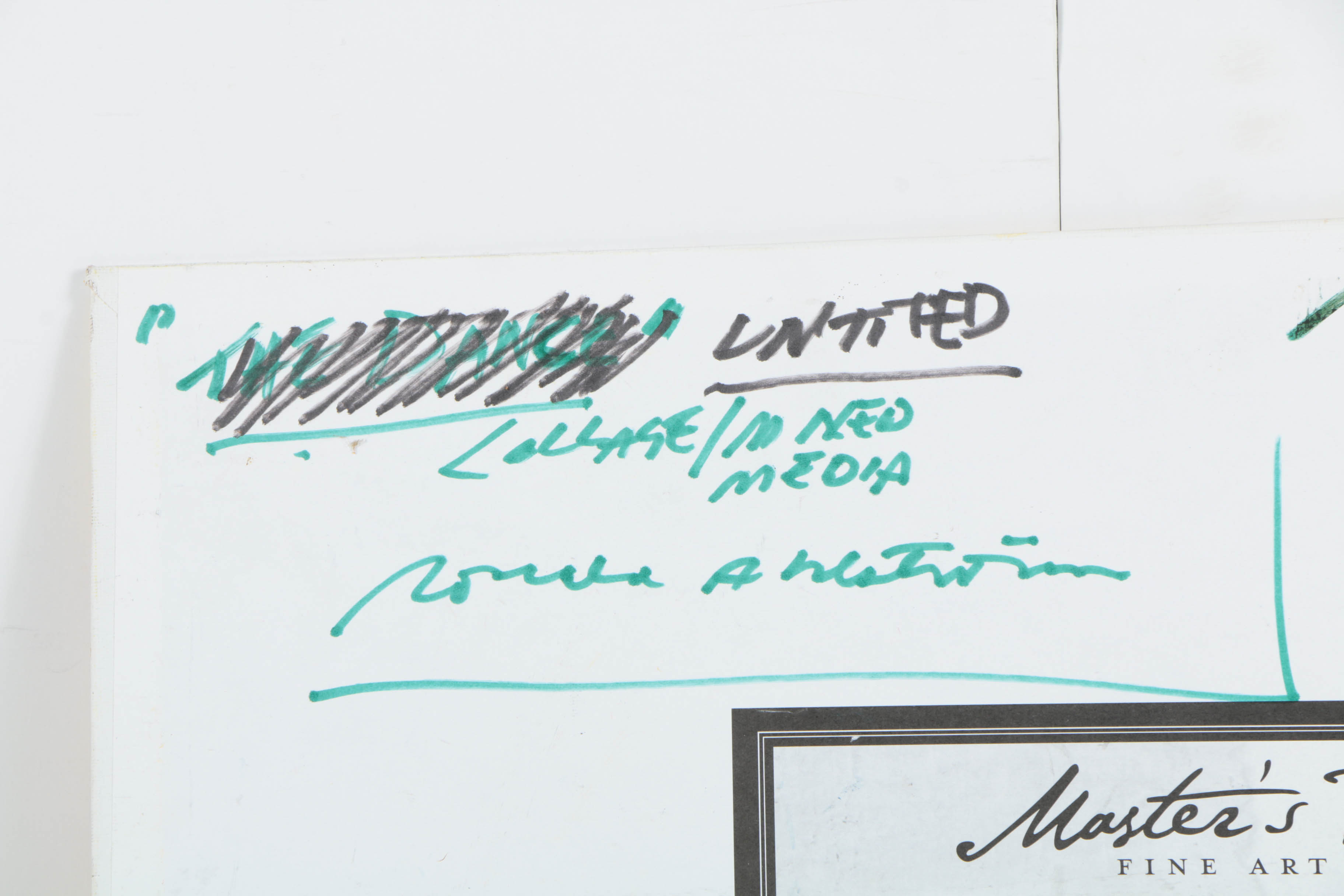 Assortment of Ronald Ahlström Mix Media Collage on Board