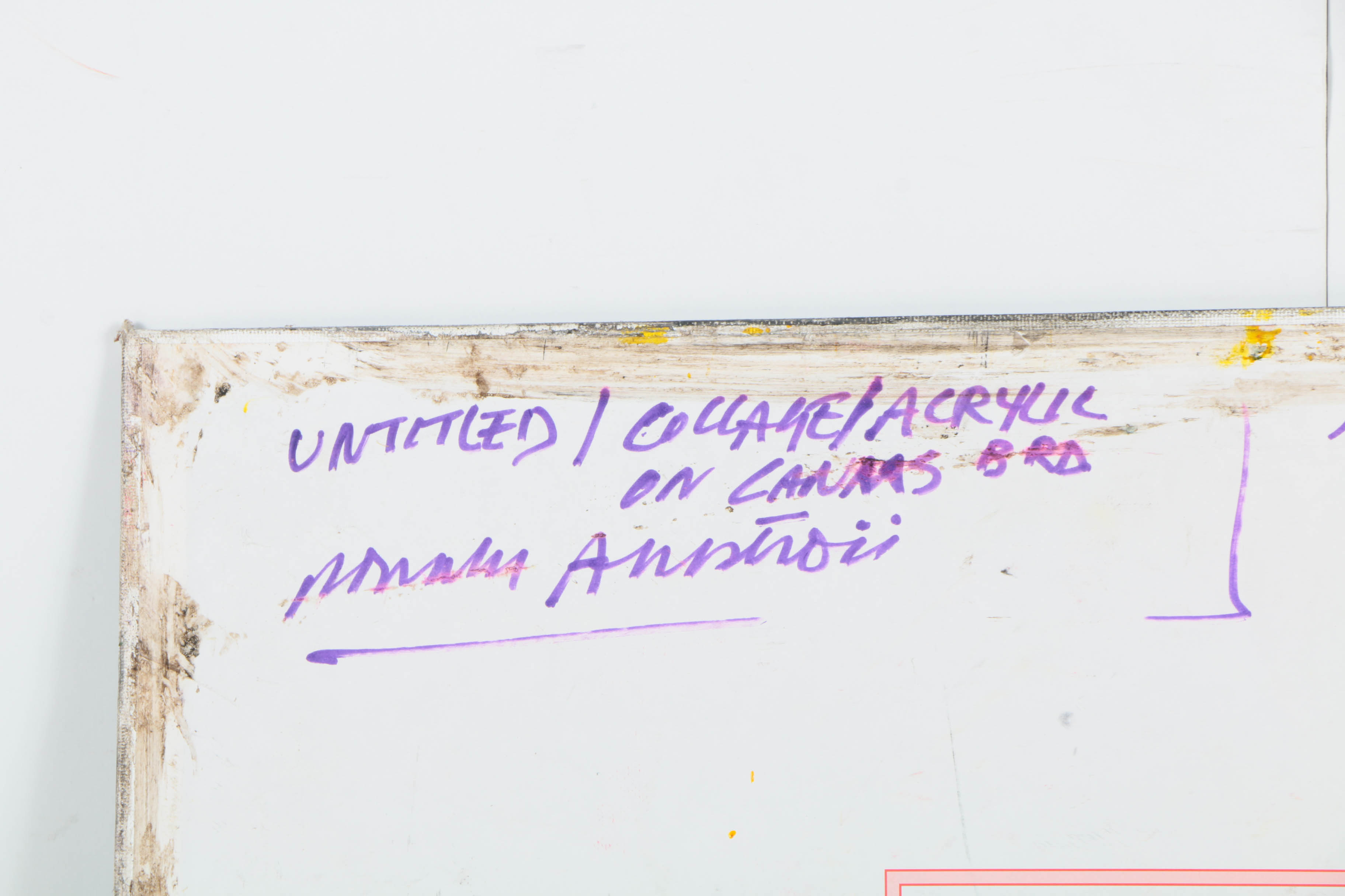 Assortment of Ronald Ahlström Mix Media Collage on Board