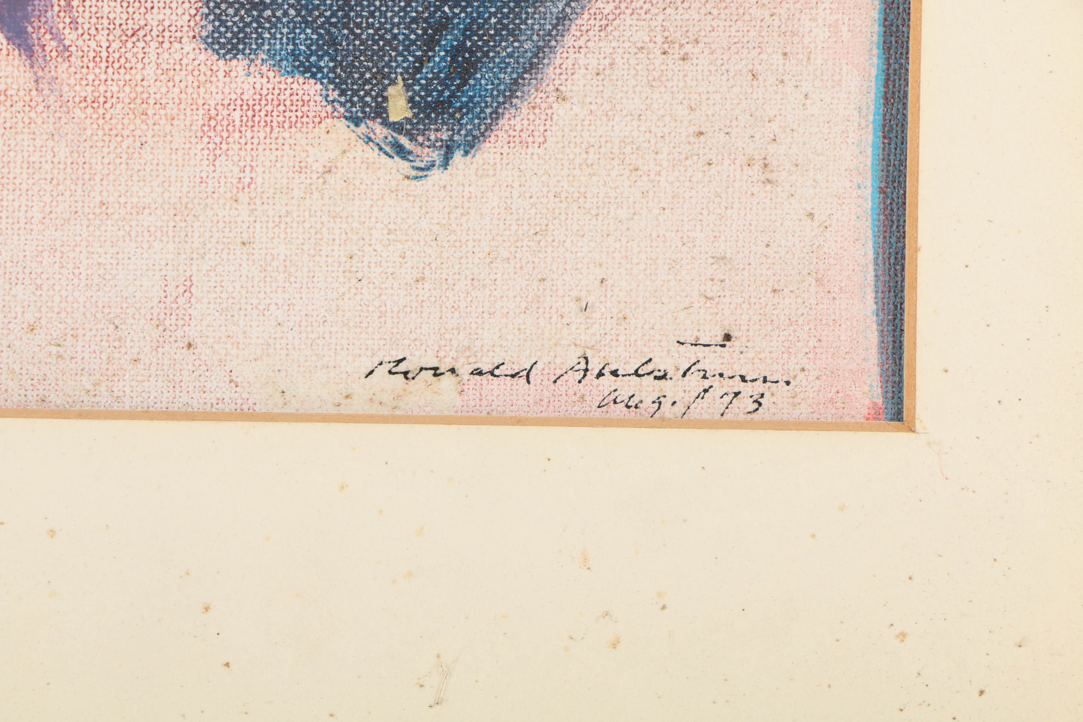 Ronald Ahlström Mixed Media on Canvas "Untitled"