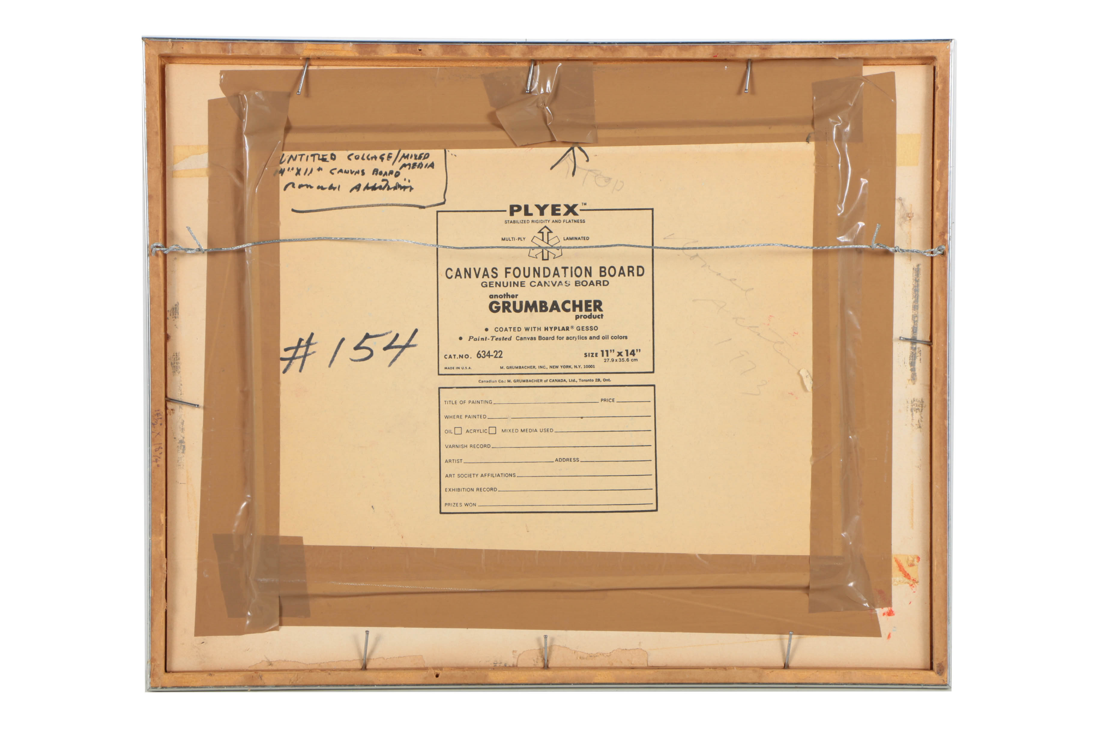 Ronald Ahlström Mixed Media on Canvas "Untitled"