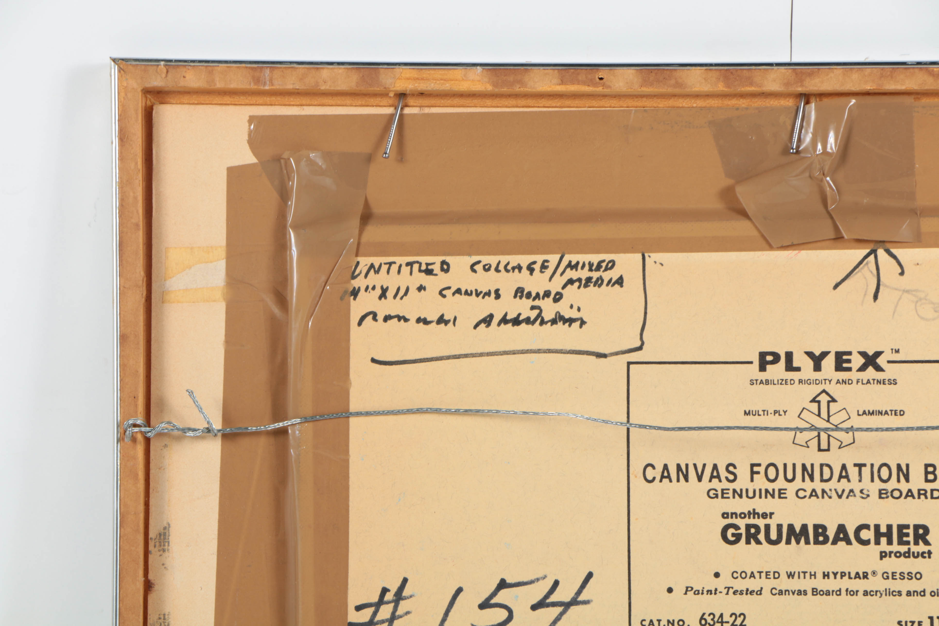 Ronald Ahlström Mixed Media on Canvas "Untitled"