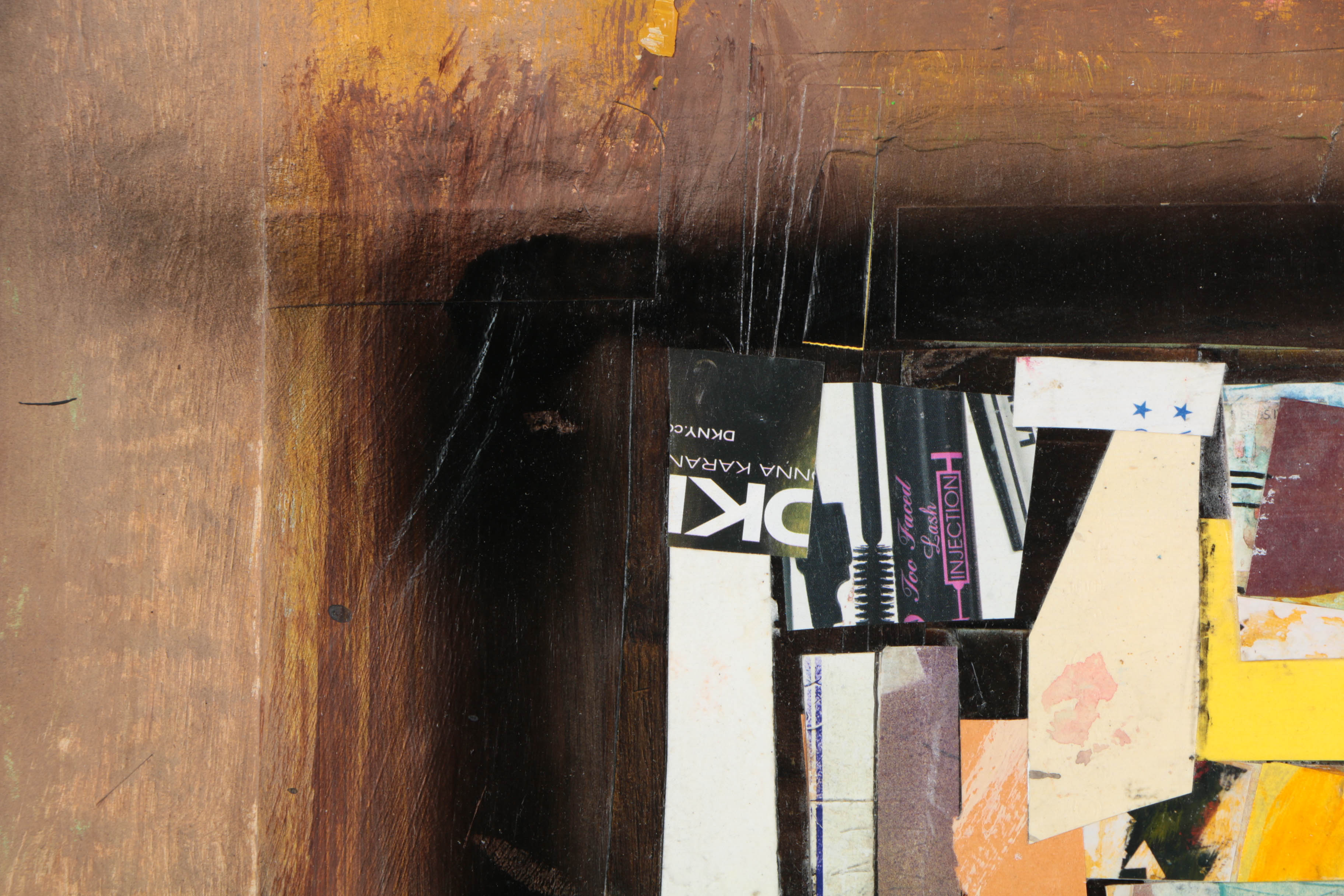 Collection of Ronald Ahlström Mix Media Collage on Board