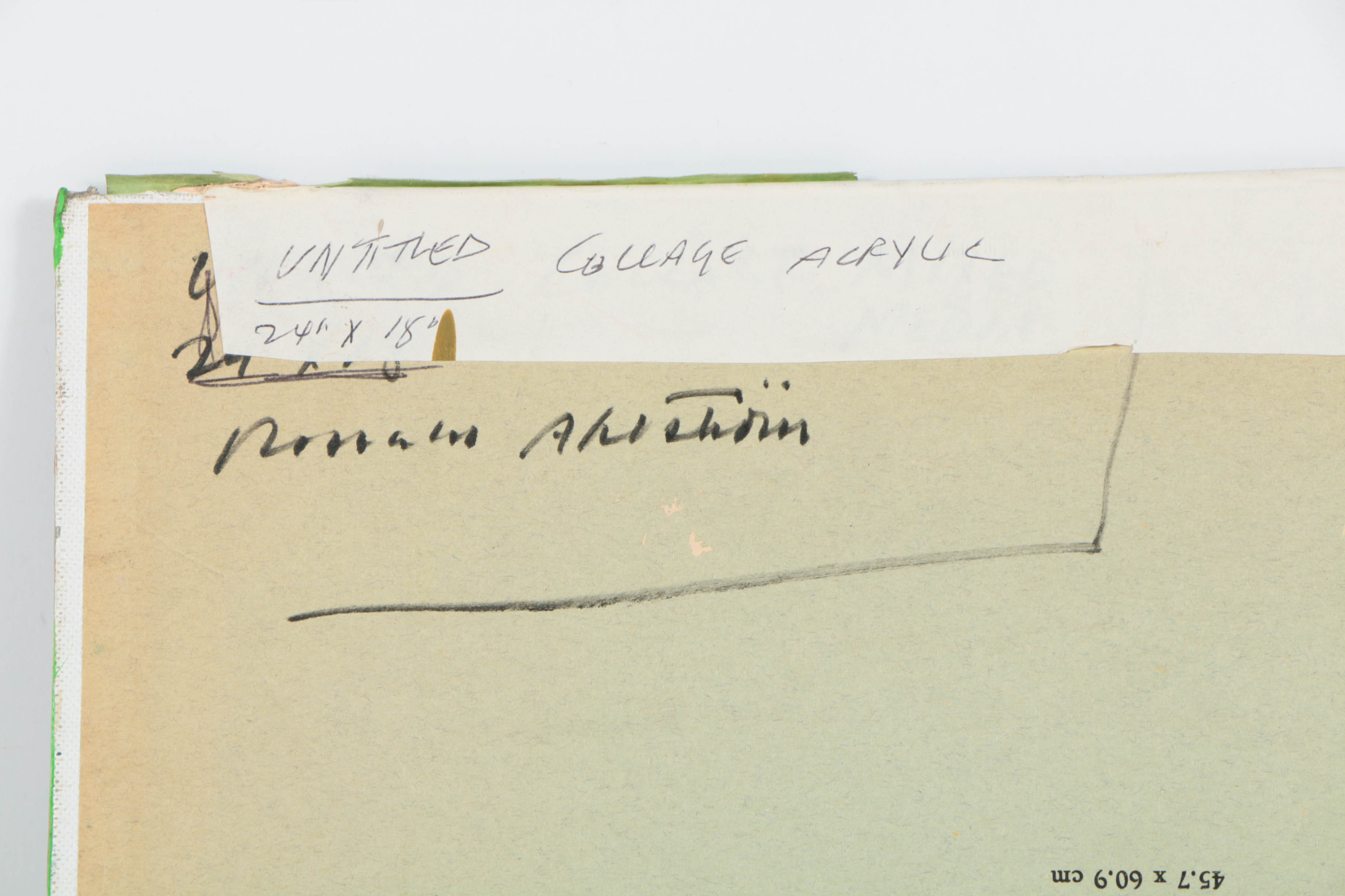 Collection of Ronald Ahlström Mix Media Collage on Board