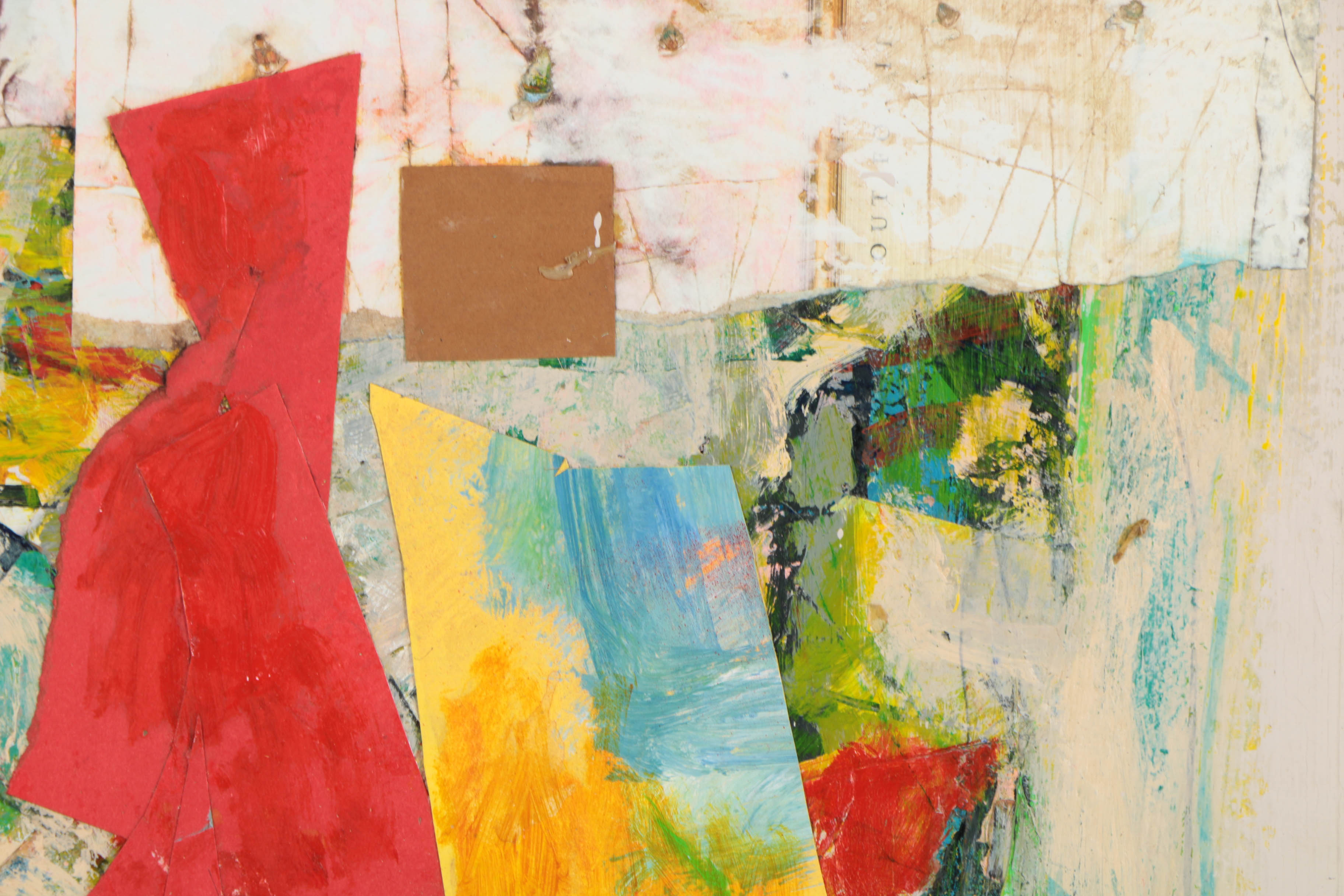 Collection of Ronald Ahlström Mix Media Collage on Board