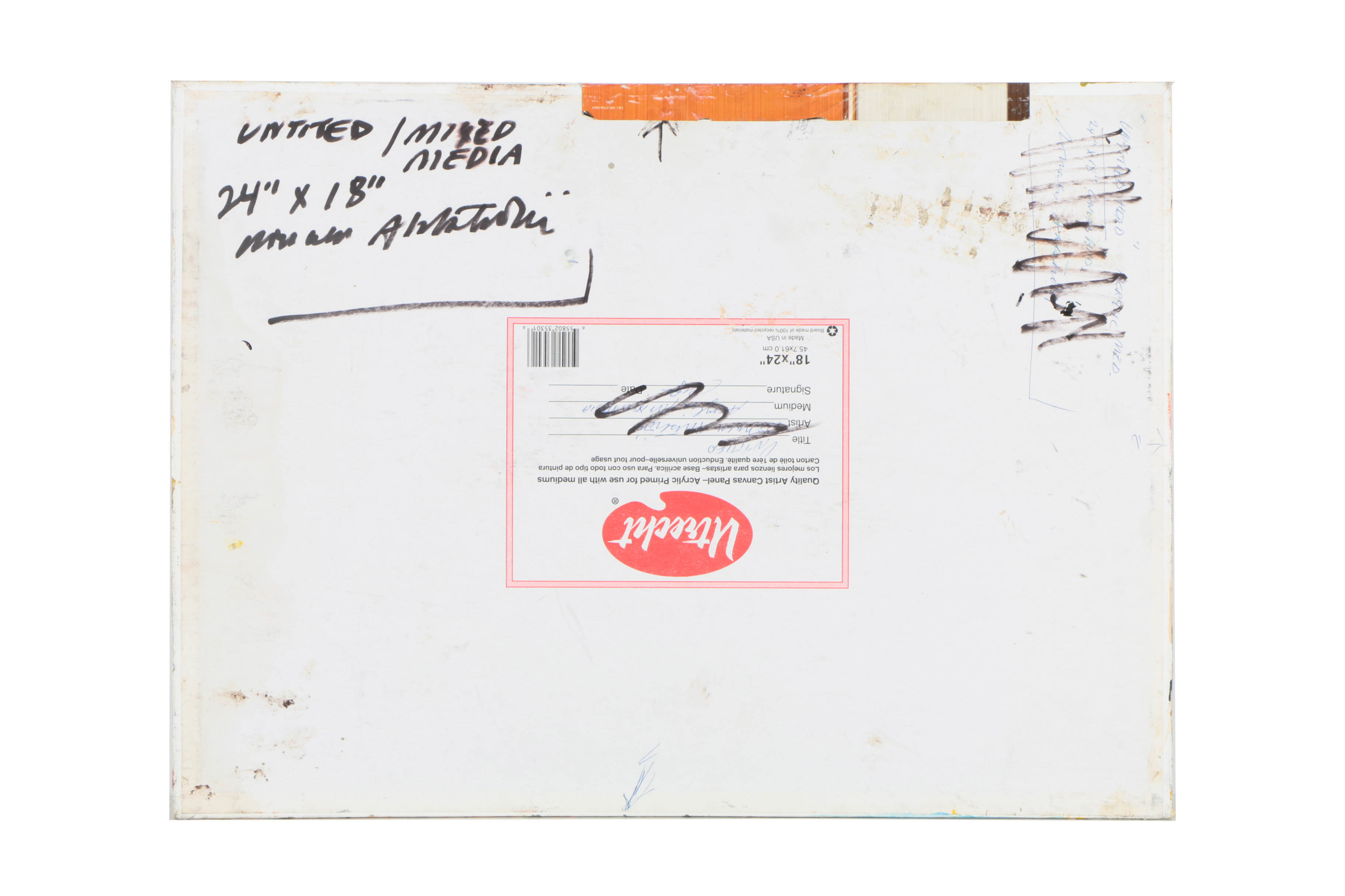 Collection of Ronald Ahlström Mix Media Collage on Board