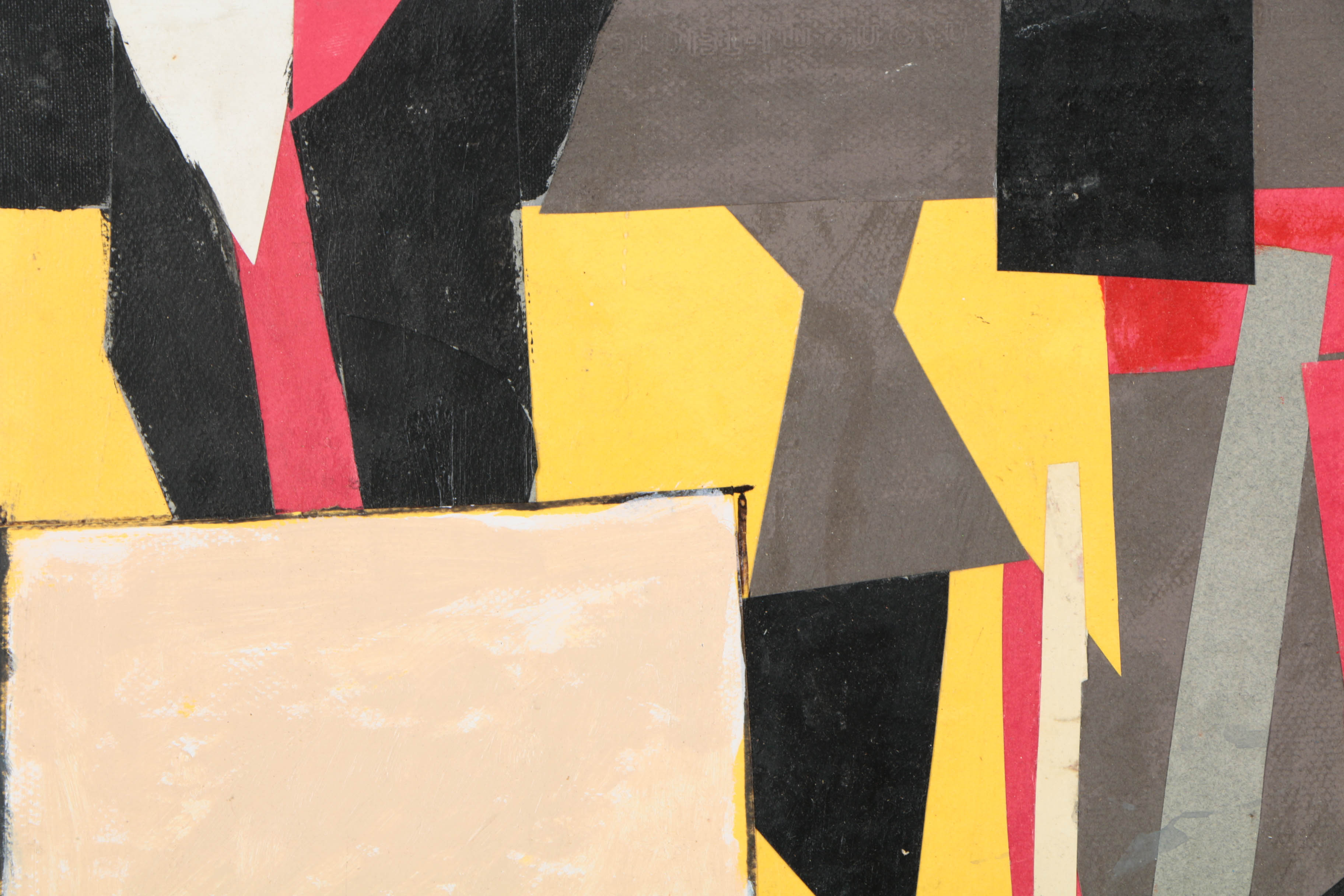 Collection of Ronald Ahlström Mix Media Collage on Board