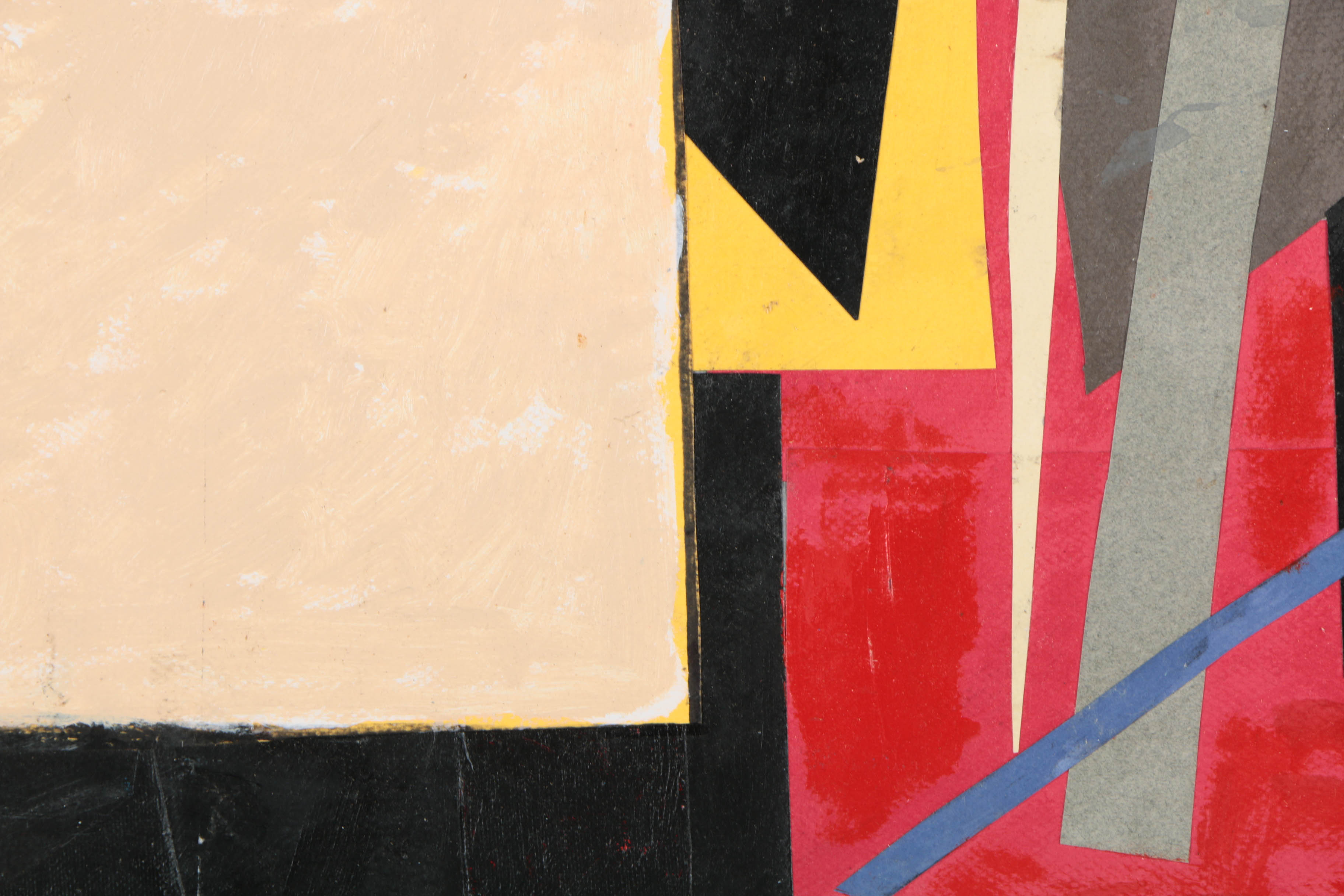 Collection of Ronald Ahlström Mix Media Collage on Board