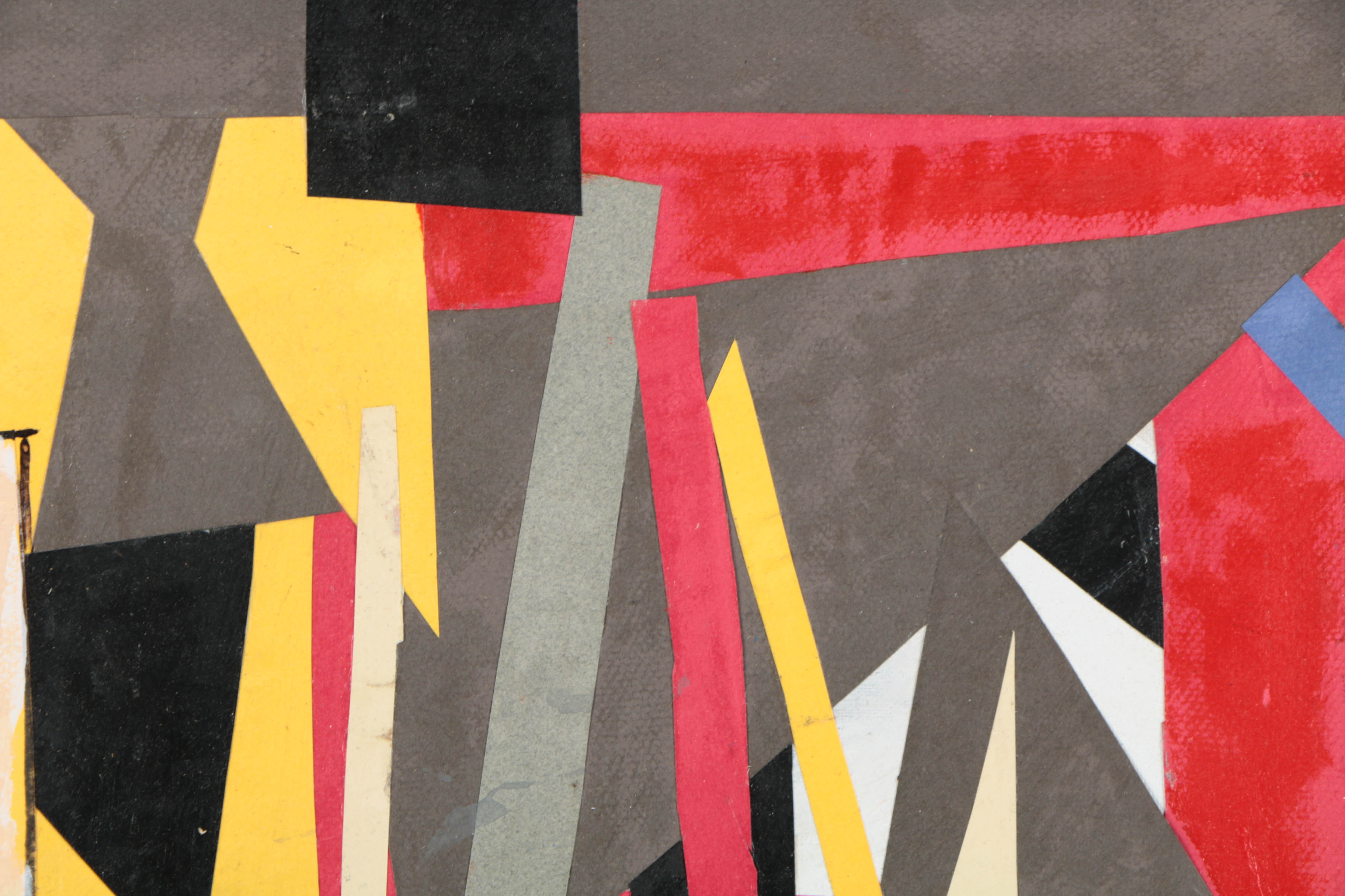 Collection of Ronald Ahlström Mix Media Collage on Board