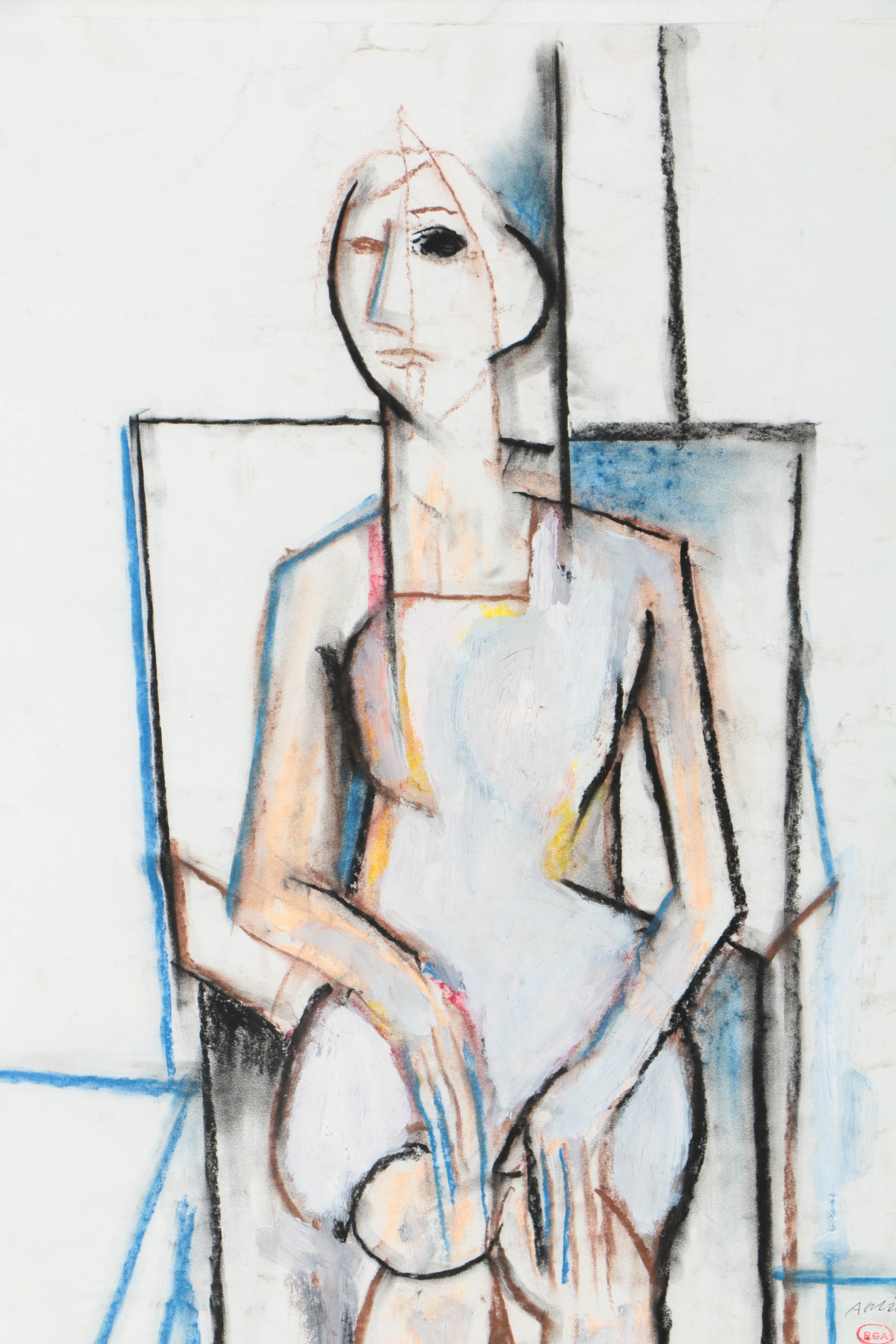 Assortment of Ronald Ahlström Abstract Mixed Media Compositions