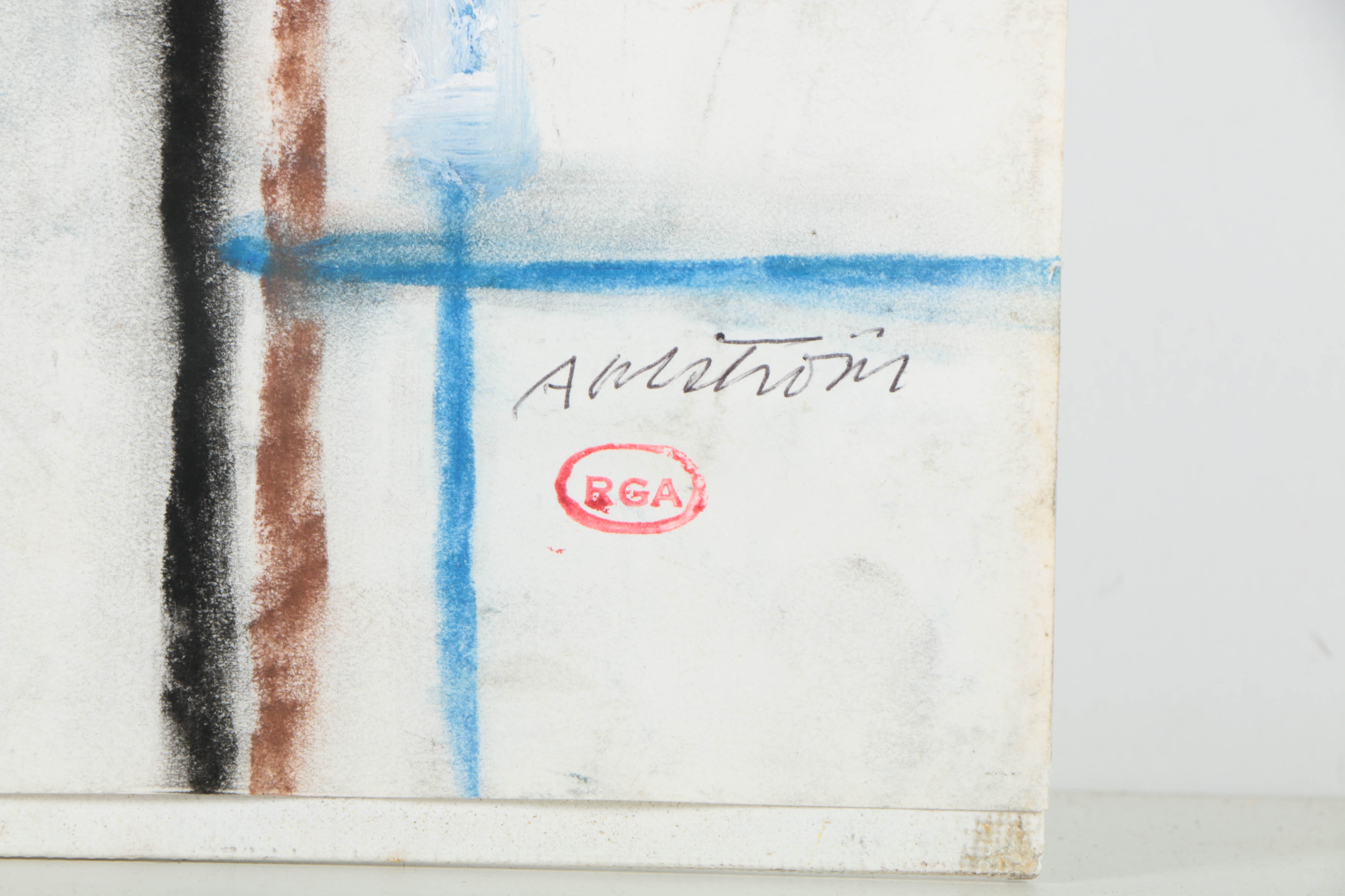 Assortment of Ronald Ahlström Abstract Mixed Media Compositions