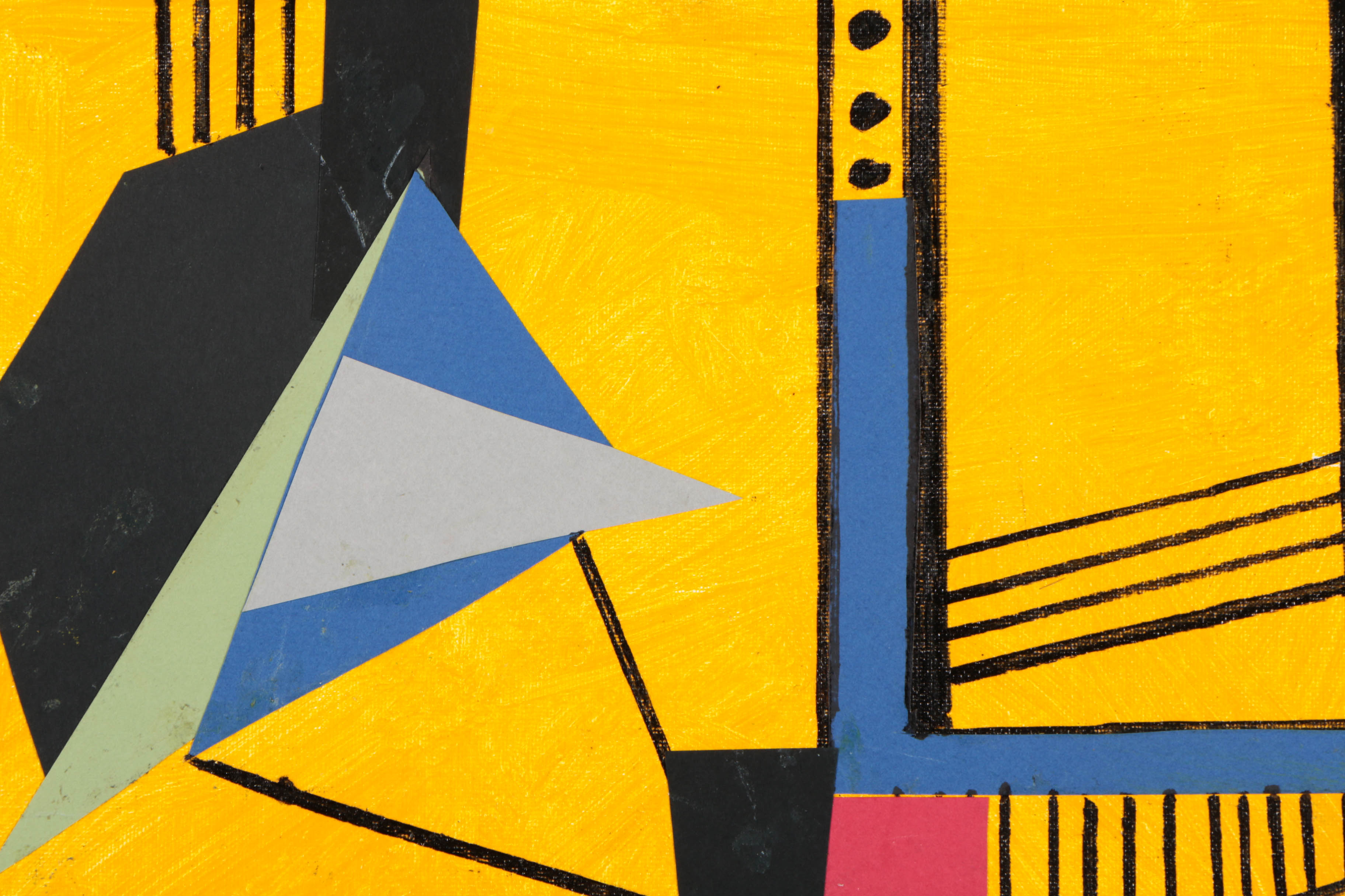 Assortment of Ronald Ahlström Abstract Mixed Media Compositions